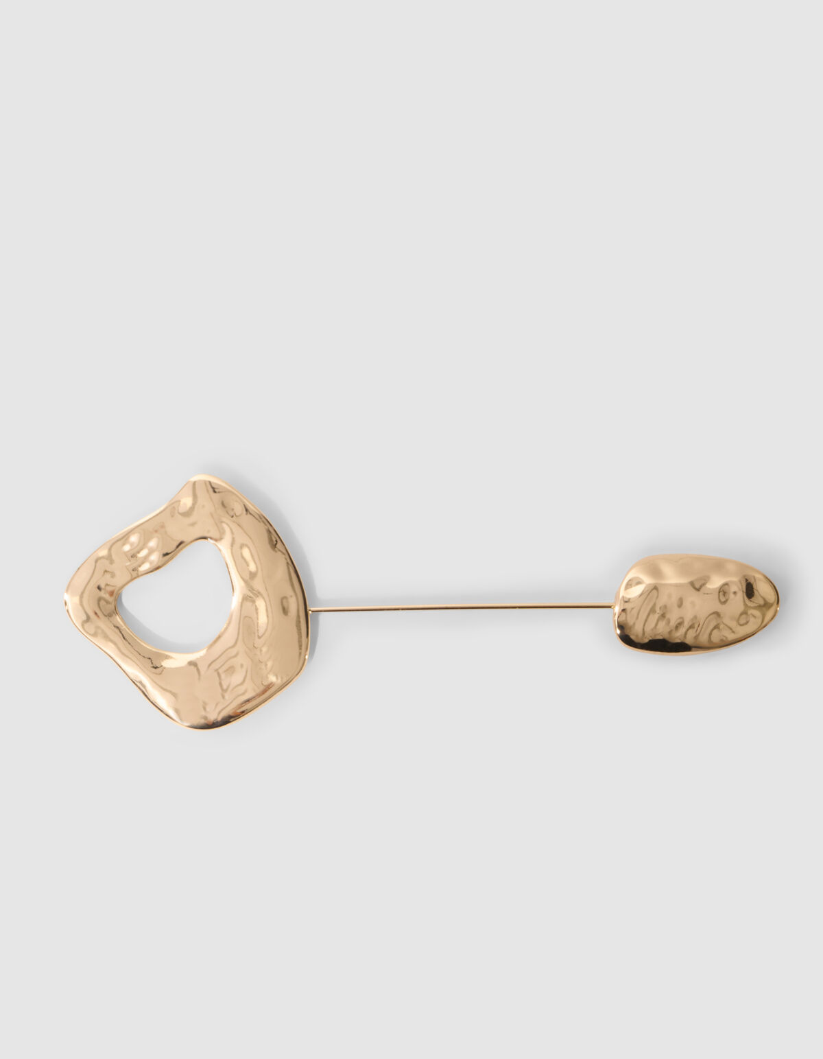 Runde Ansteckbrosche Gold By Anna SHOEBY ACCESSOIRES