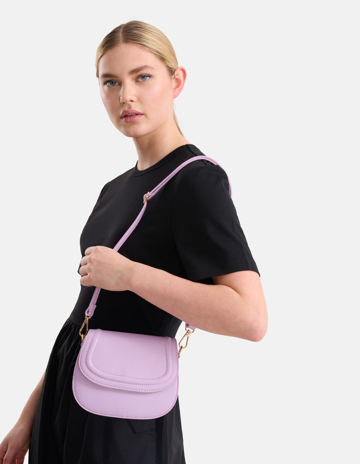 Vegan Leren Tas Lichtpaars SHOEBY ACCESSOIRES