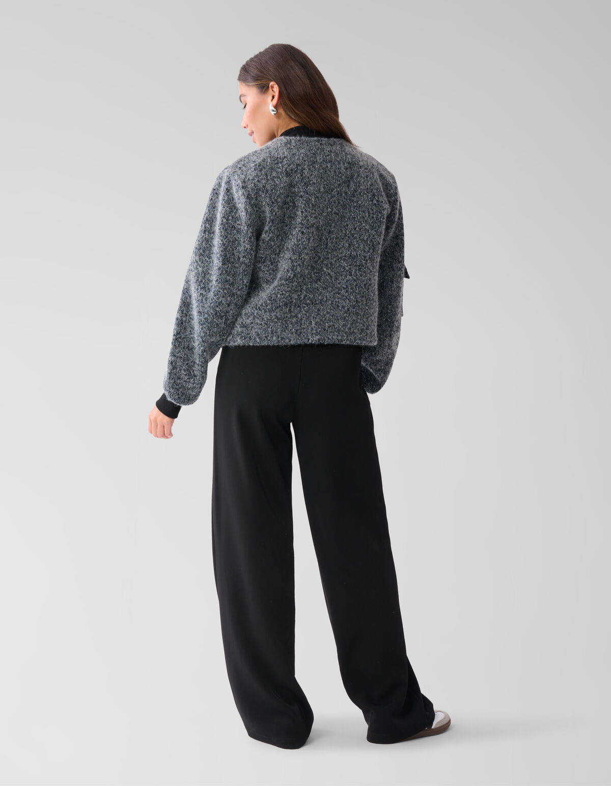 Tweed-Jacke Grau SHOEBY WOMEN