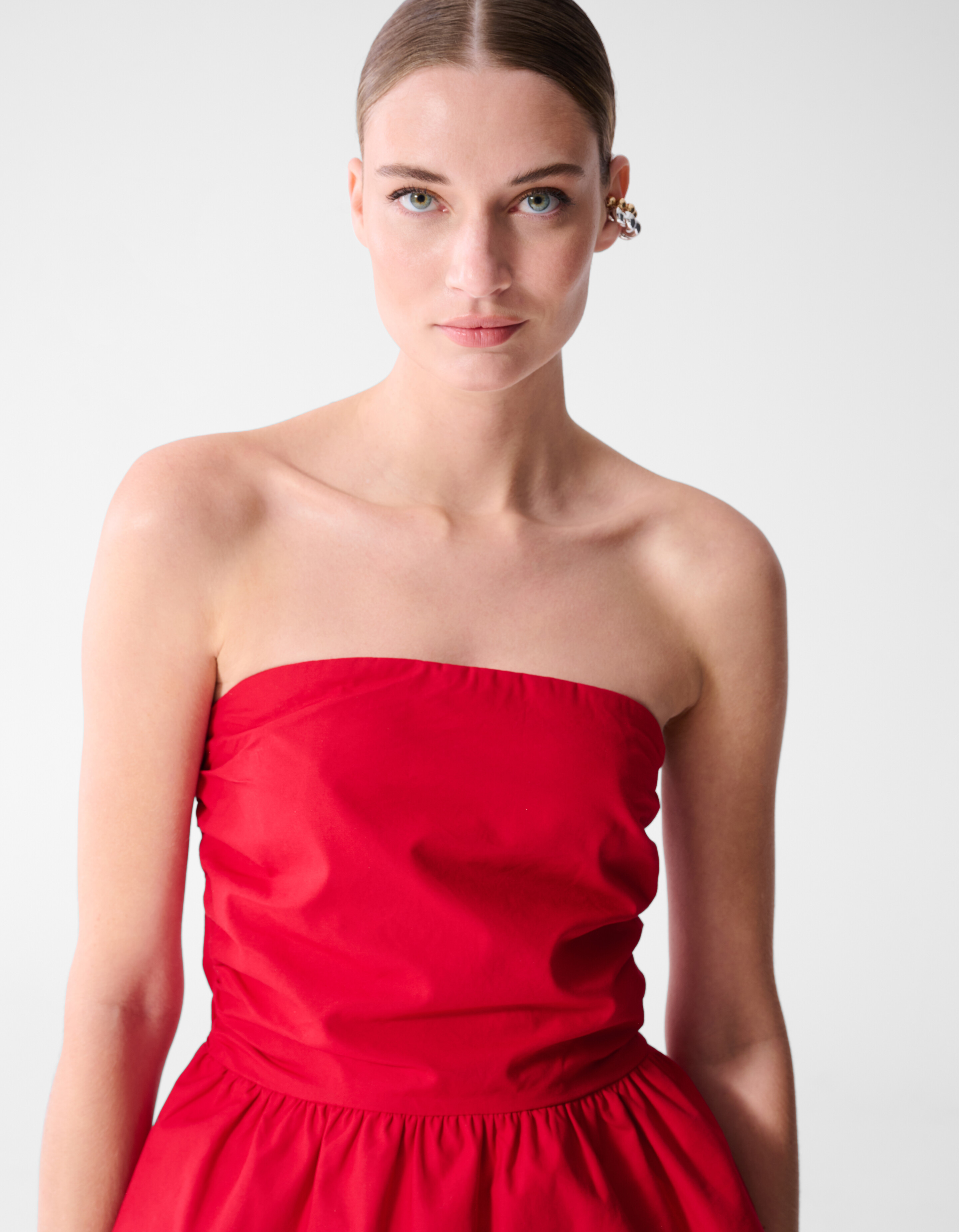 Tr&auml;gerloses Oberteil in Rot SHOEBY WOMEN