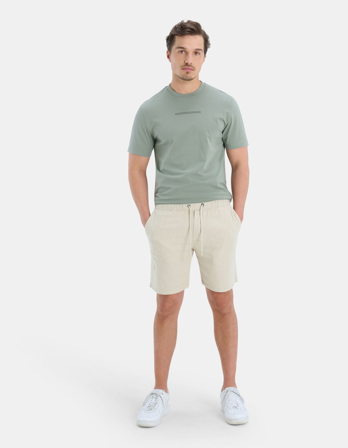 Leinen Jogger Shorts REFILL