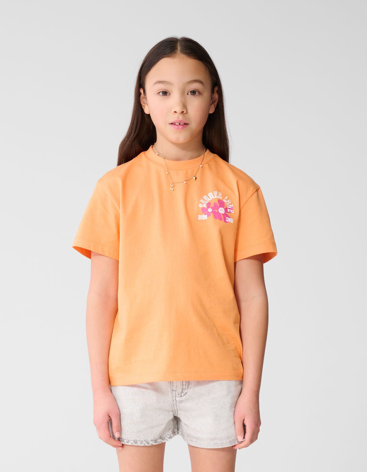 Summer Love T-Shirt Orange SHOEBY GIRLS