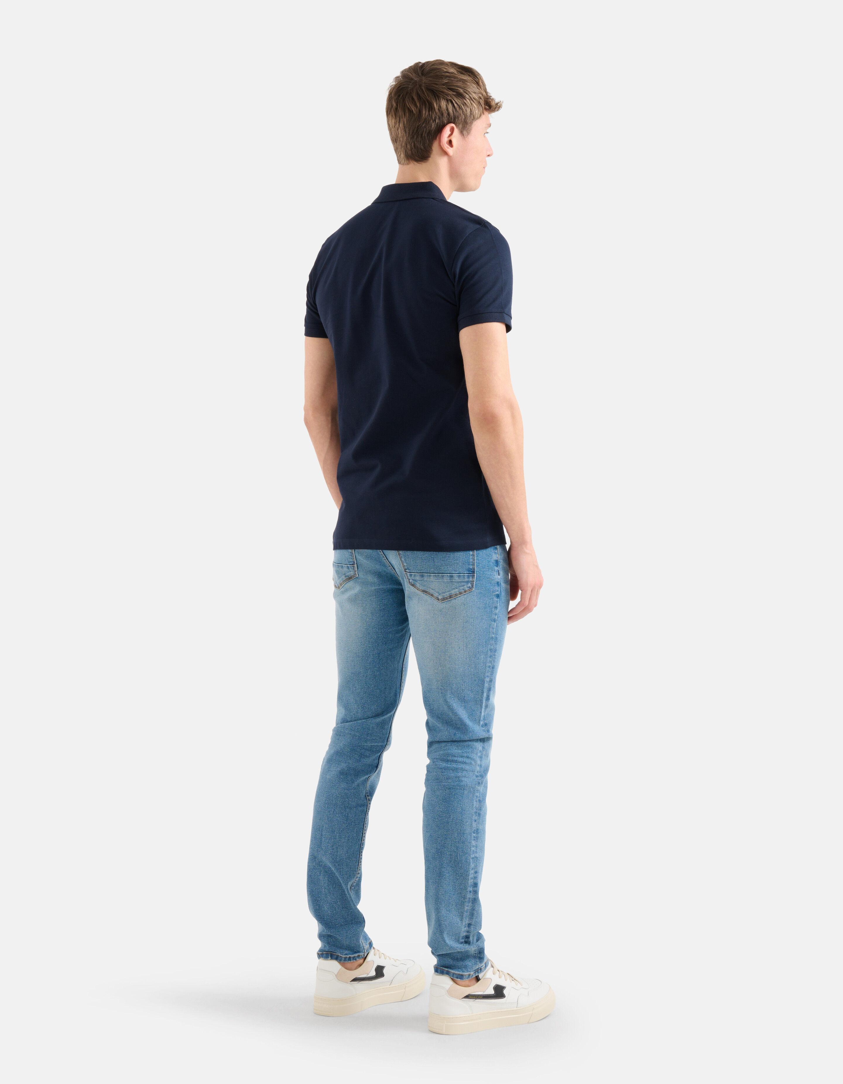 Basic Polo Dunkelblau SHOEBY MEN