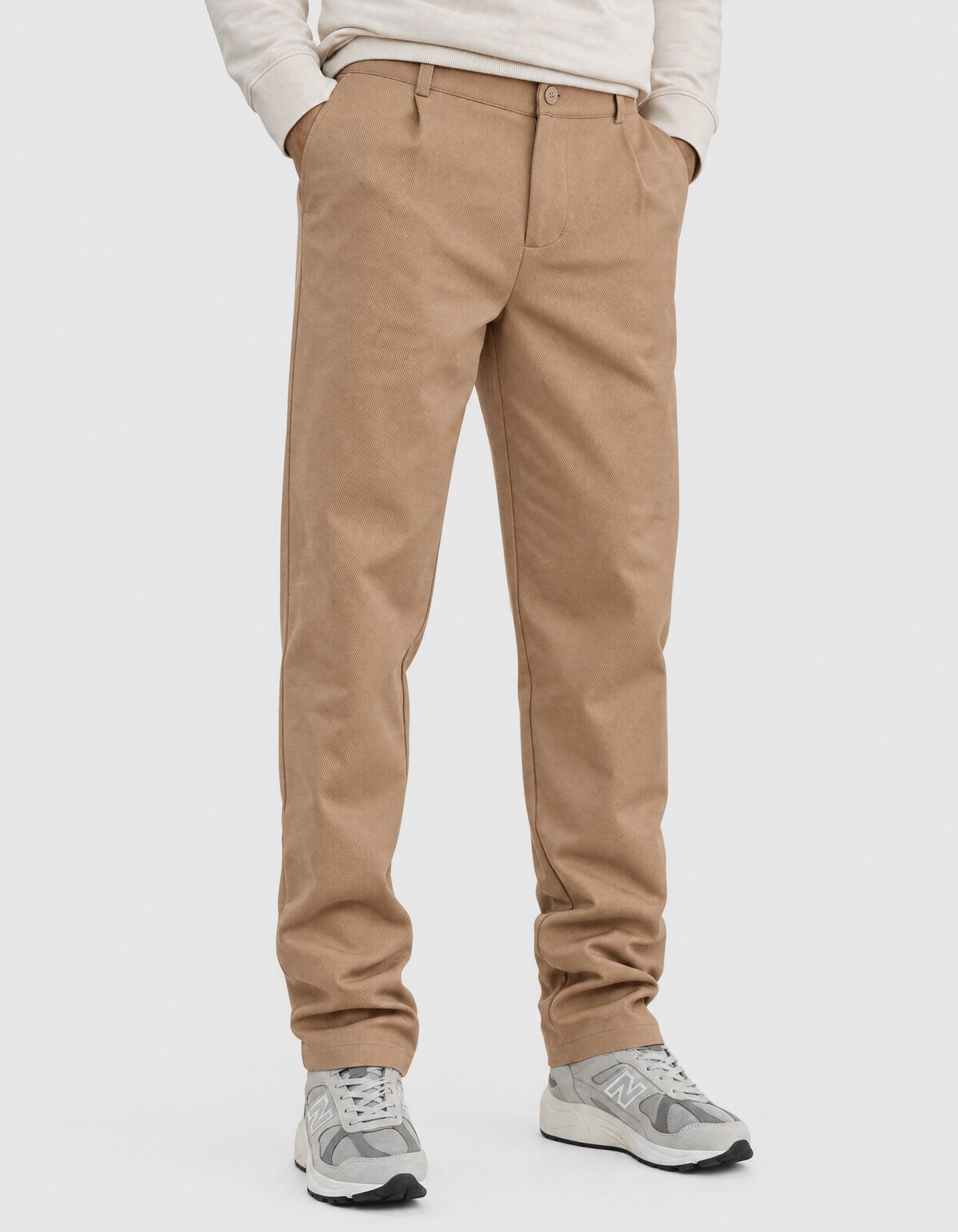 Keper Structuur Broek Lichtbruin SHOEBY MEN