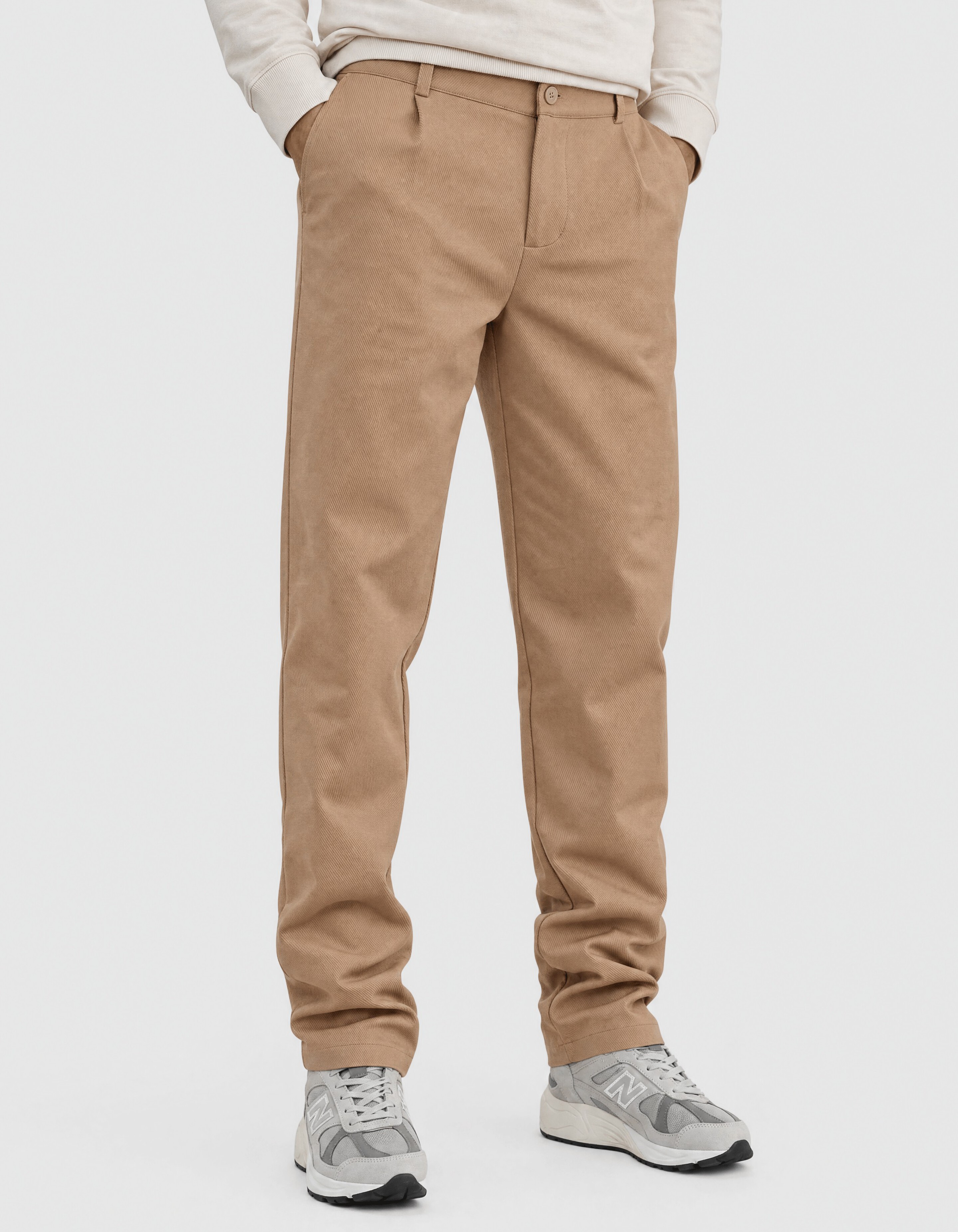 Keper Structuur Broek Lichtbruin SHOEBY MEN