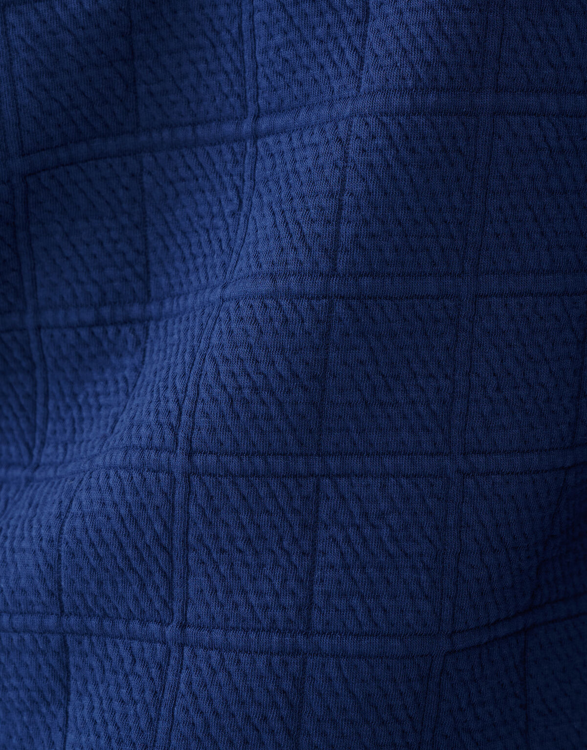 Struktur Pullover Dunkelblau SHOEBY MEN