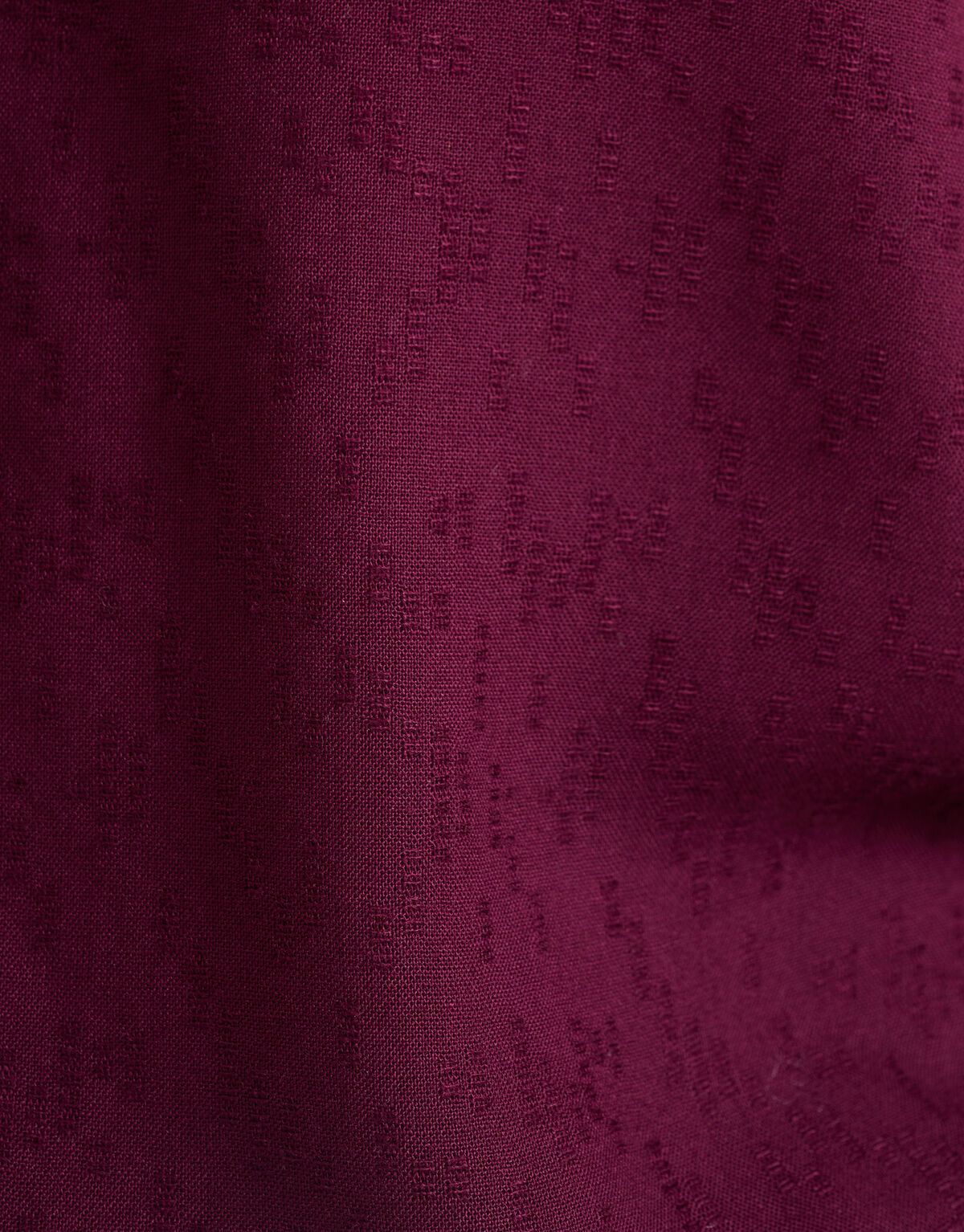 Texturiertes Oberteil mit V-Ausschnitt Bordeaux SHOEBY WOMEN