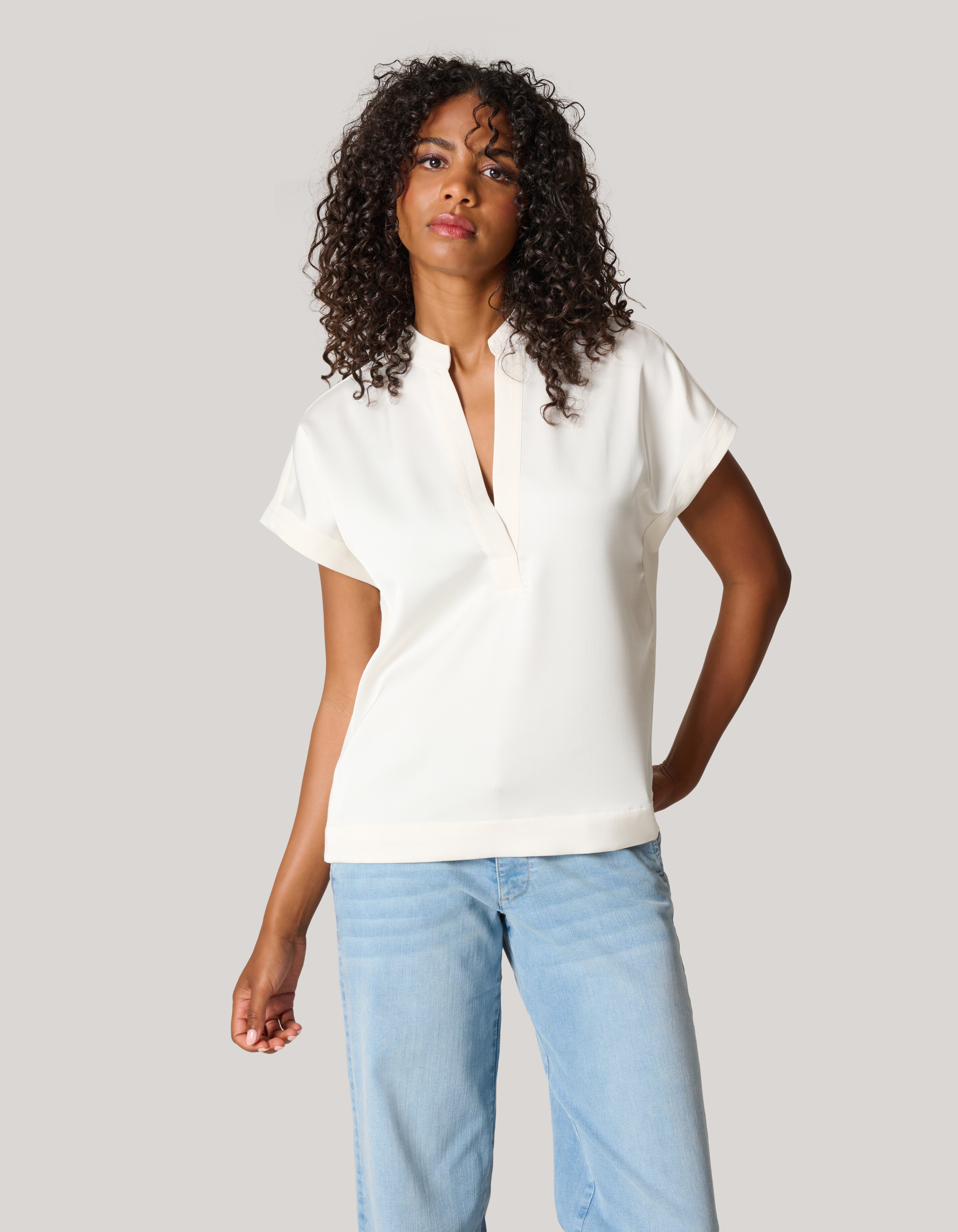 Inside Out Top Off White SHOEBY WOMEN