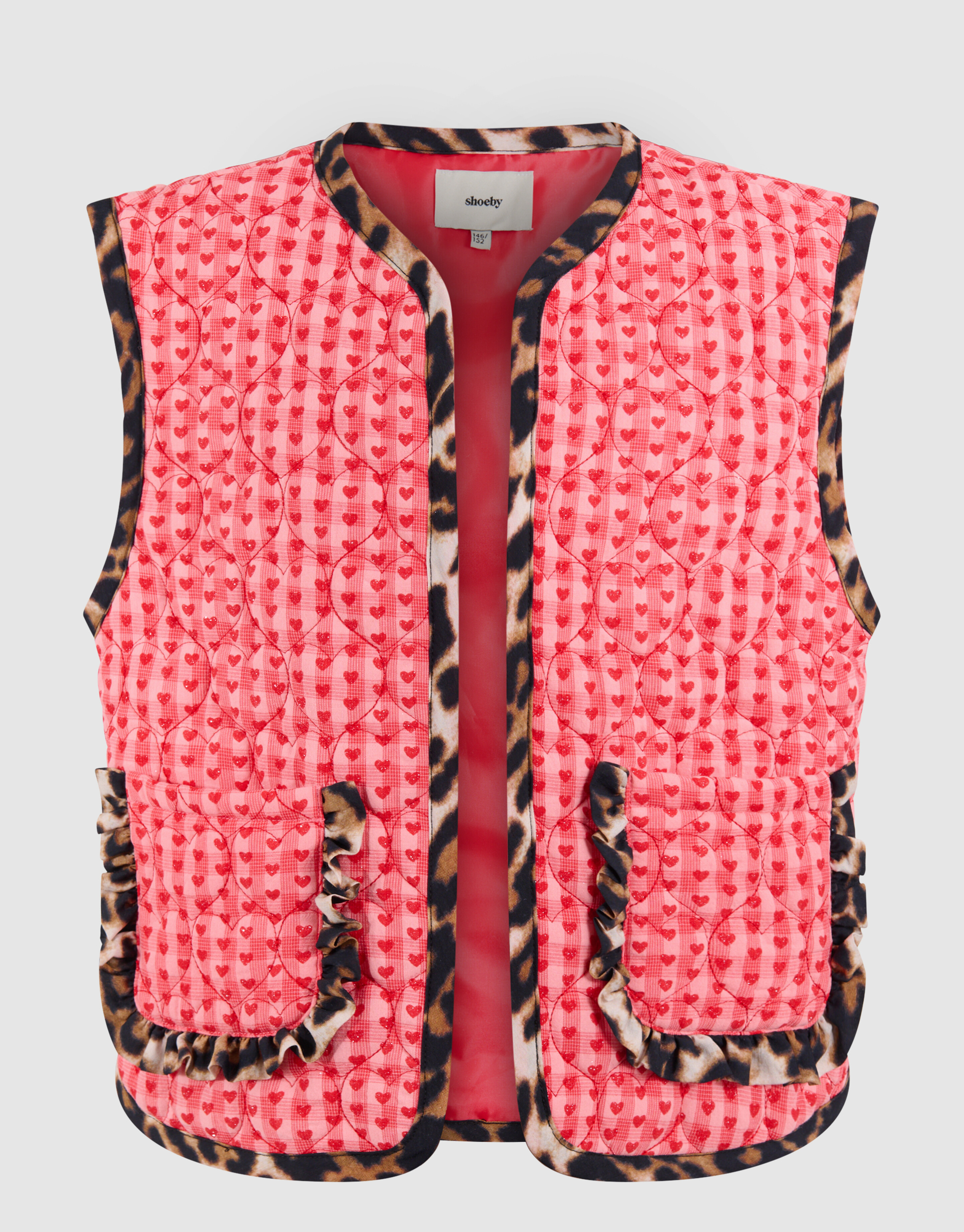 Gesteppte Herz-Weste Rosa SHOEBY GIRLS