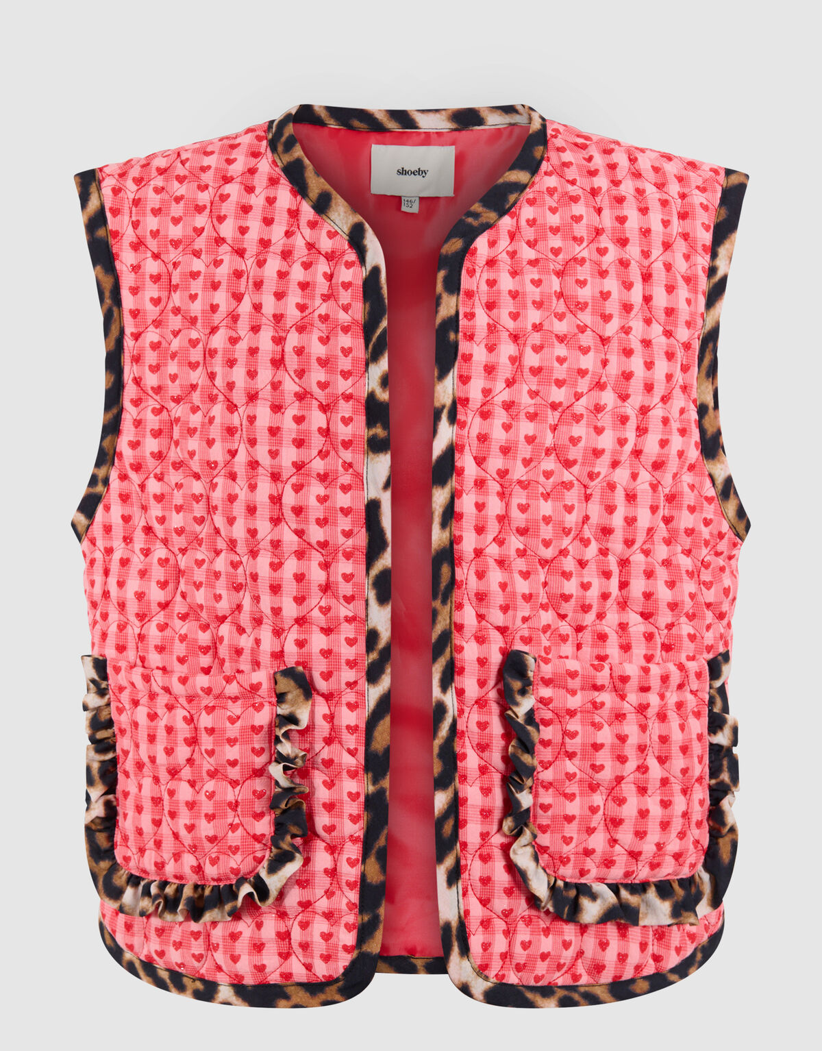 Gesteppte Herz-Weste Rosa SHOEBY GIRLS