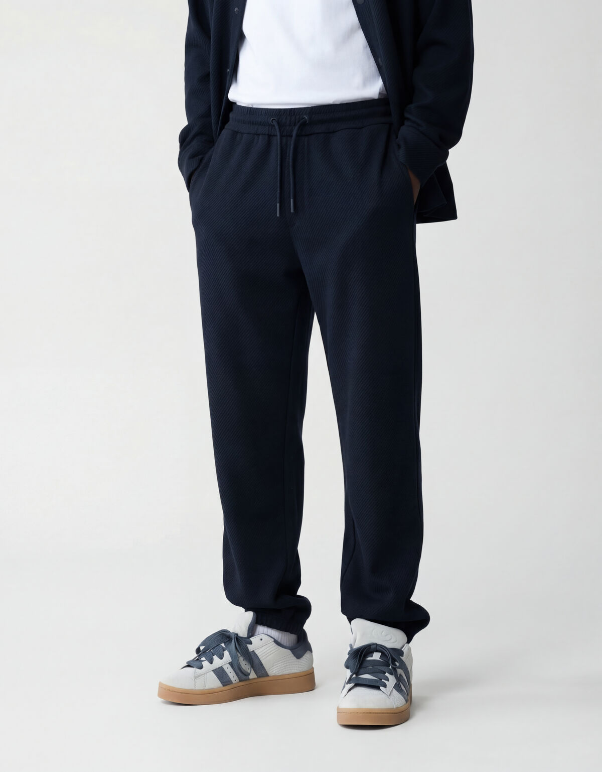 Struktur Hose Dunkelgrau SHOEBY BOYS