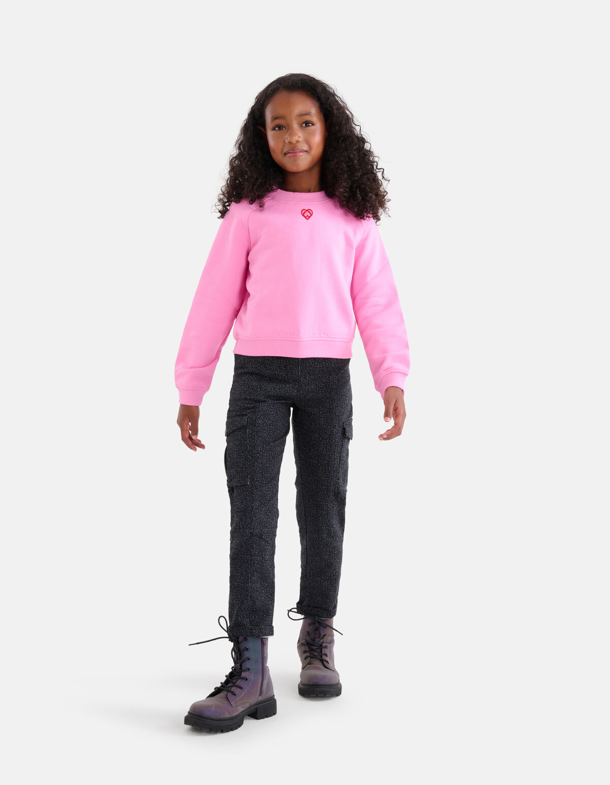 Pullover mit Stickerei Rosa SHOEBY GIRLS