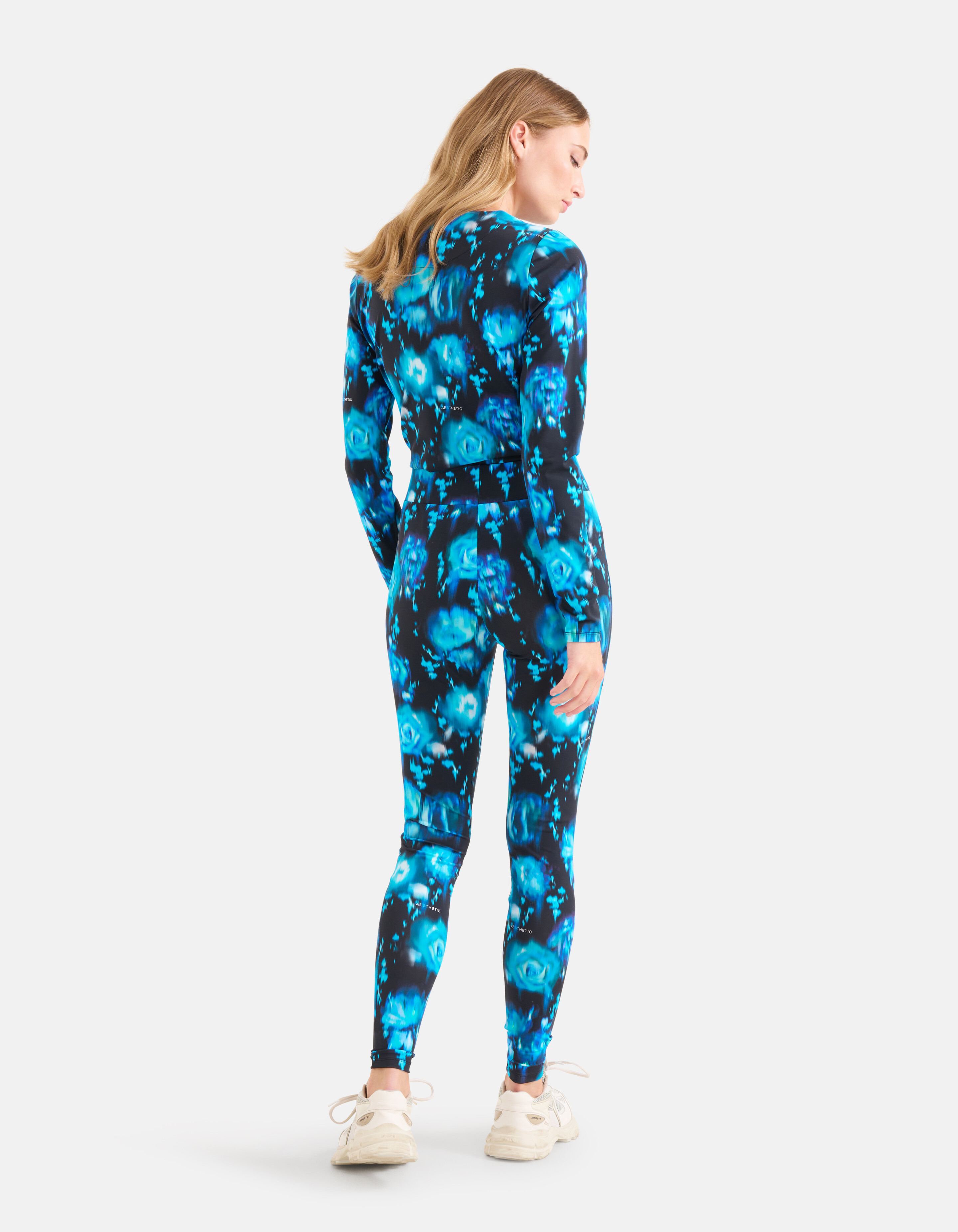 Bedruckte Reise-Leggings Blau SHOEBY WOMEN