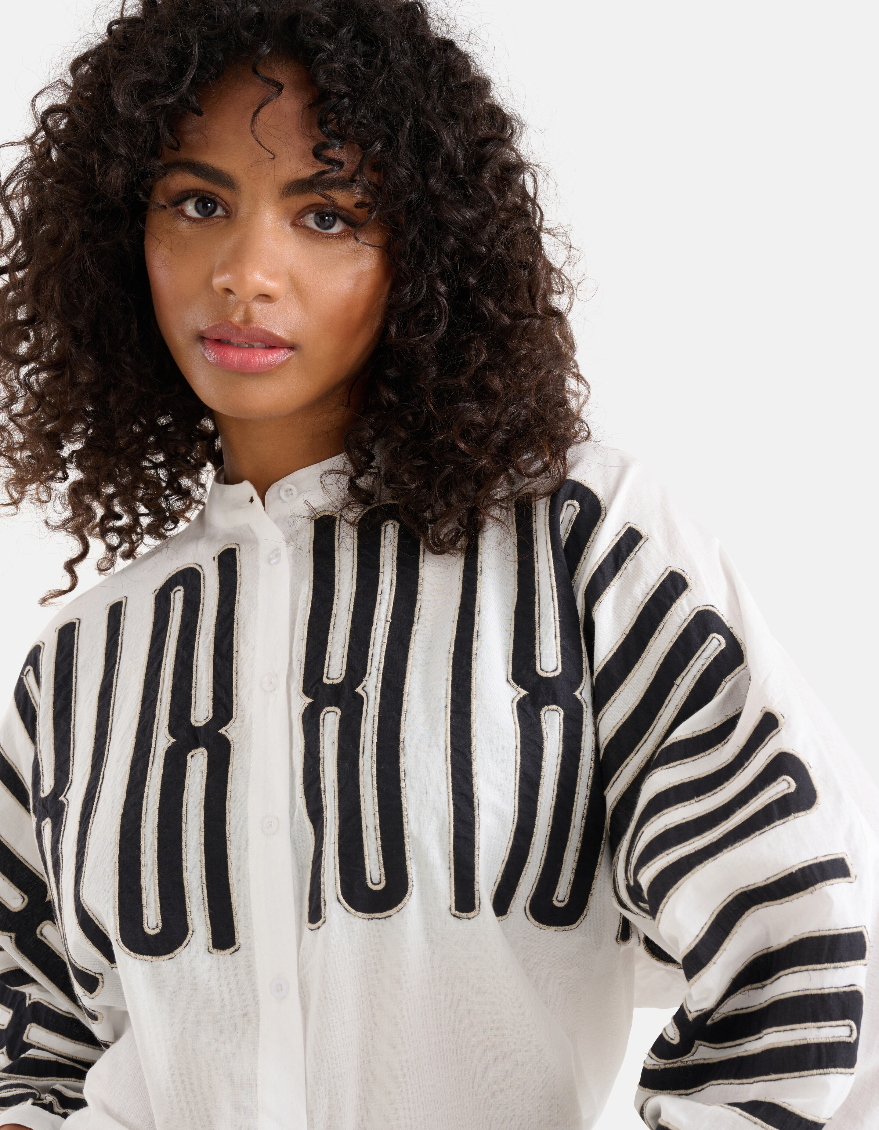 Patch-Bluse Weiß SHOEBY WOMEN