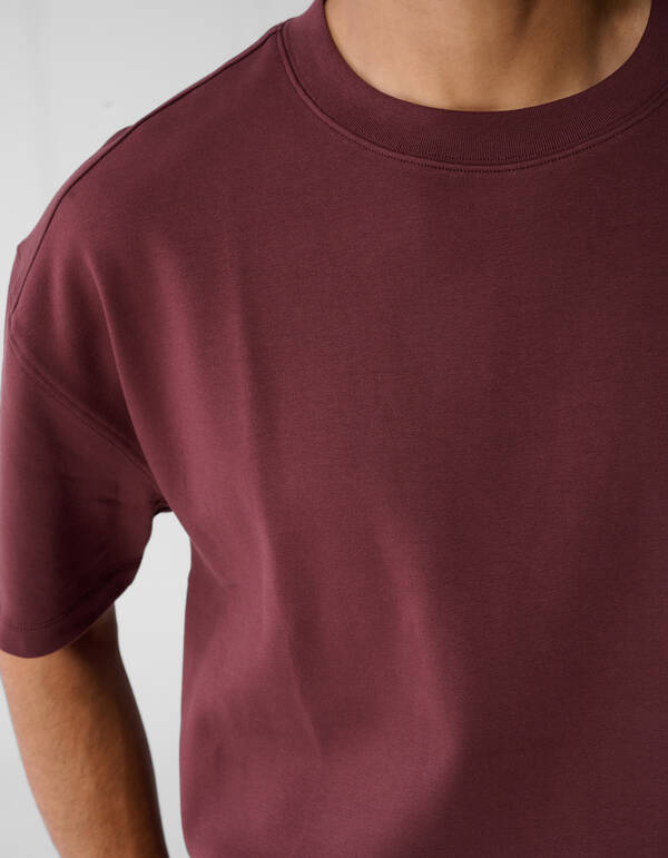 Basic Label T-Shirt Rot SHOEBY MEN
