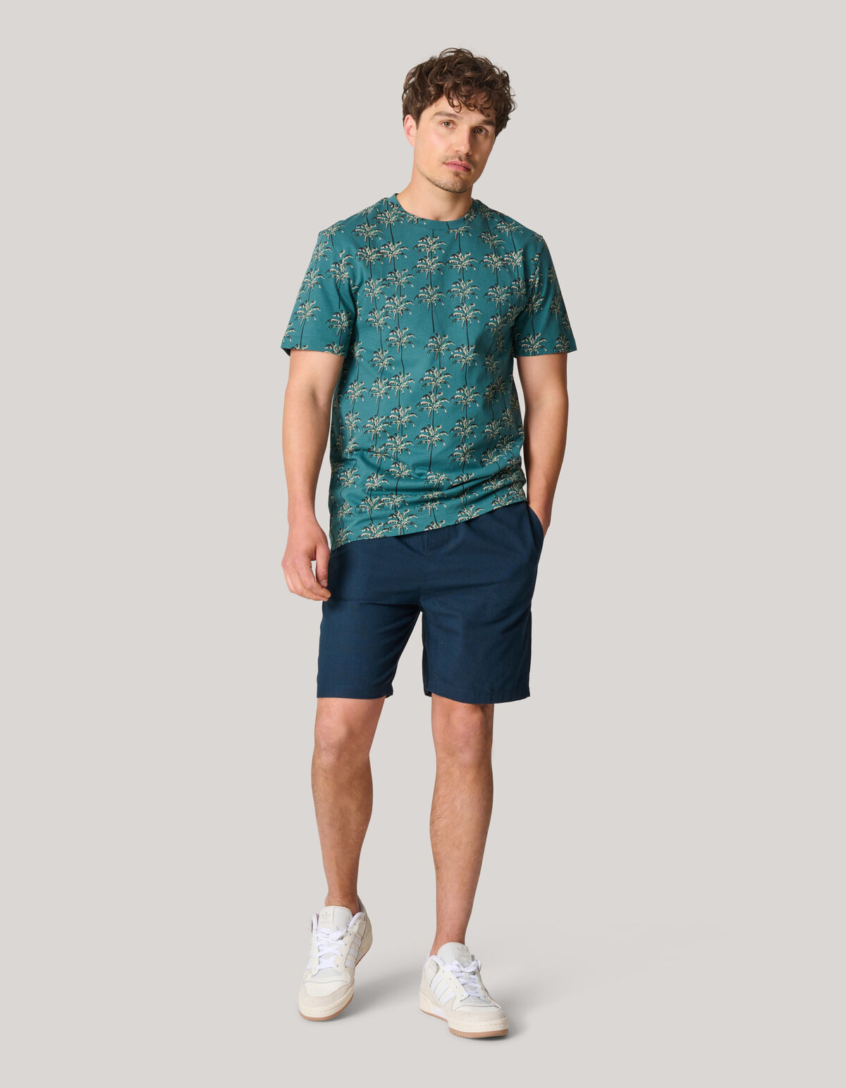 Bedrucktes T-shirt Grün SHOEBY MEN