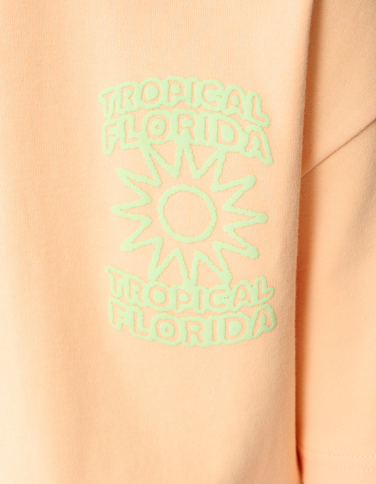 Tropisches Kunstwerk T-shirt Hell Orange SHOEBY BOYS