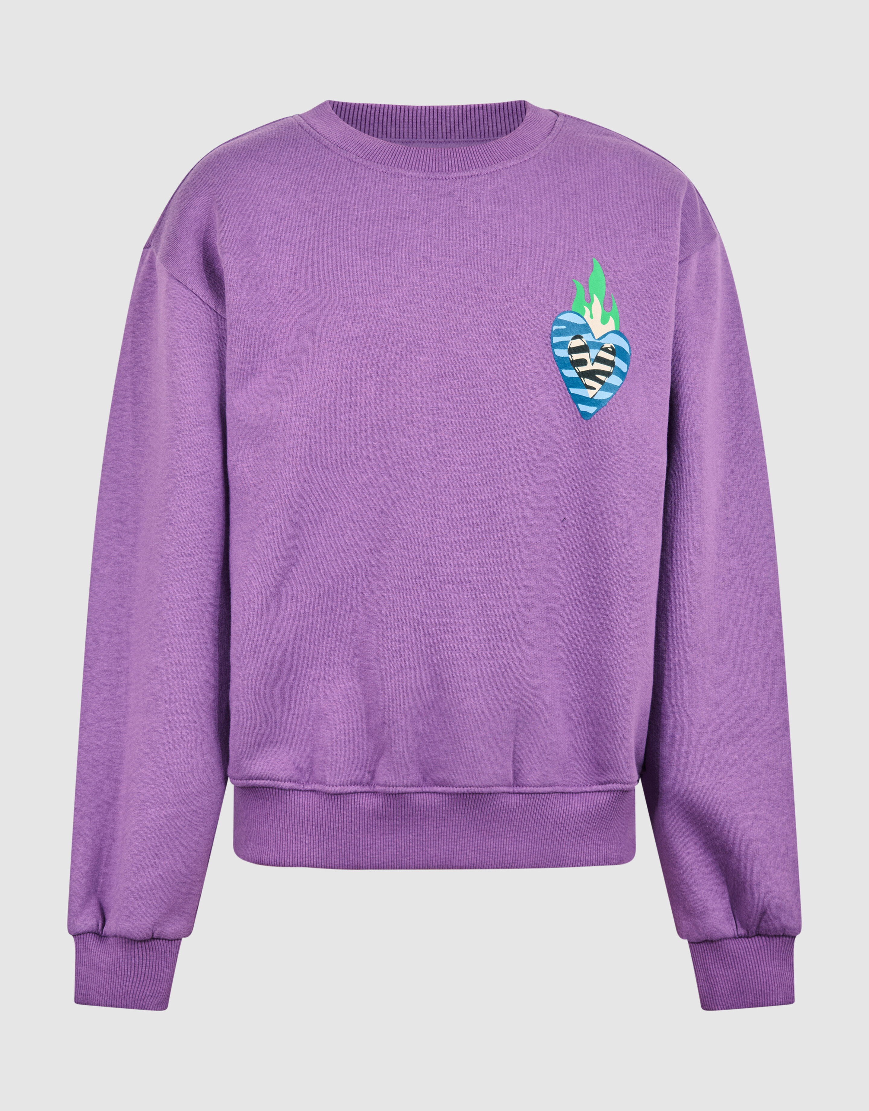 Herz-Motiv-Pullover Lila SHOEBY GIRLS