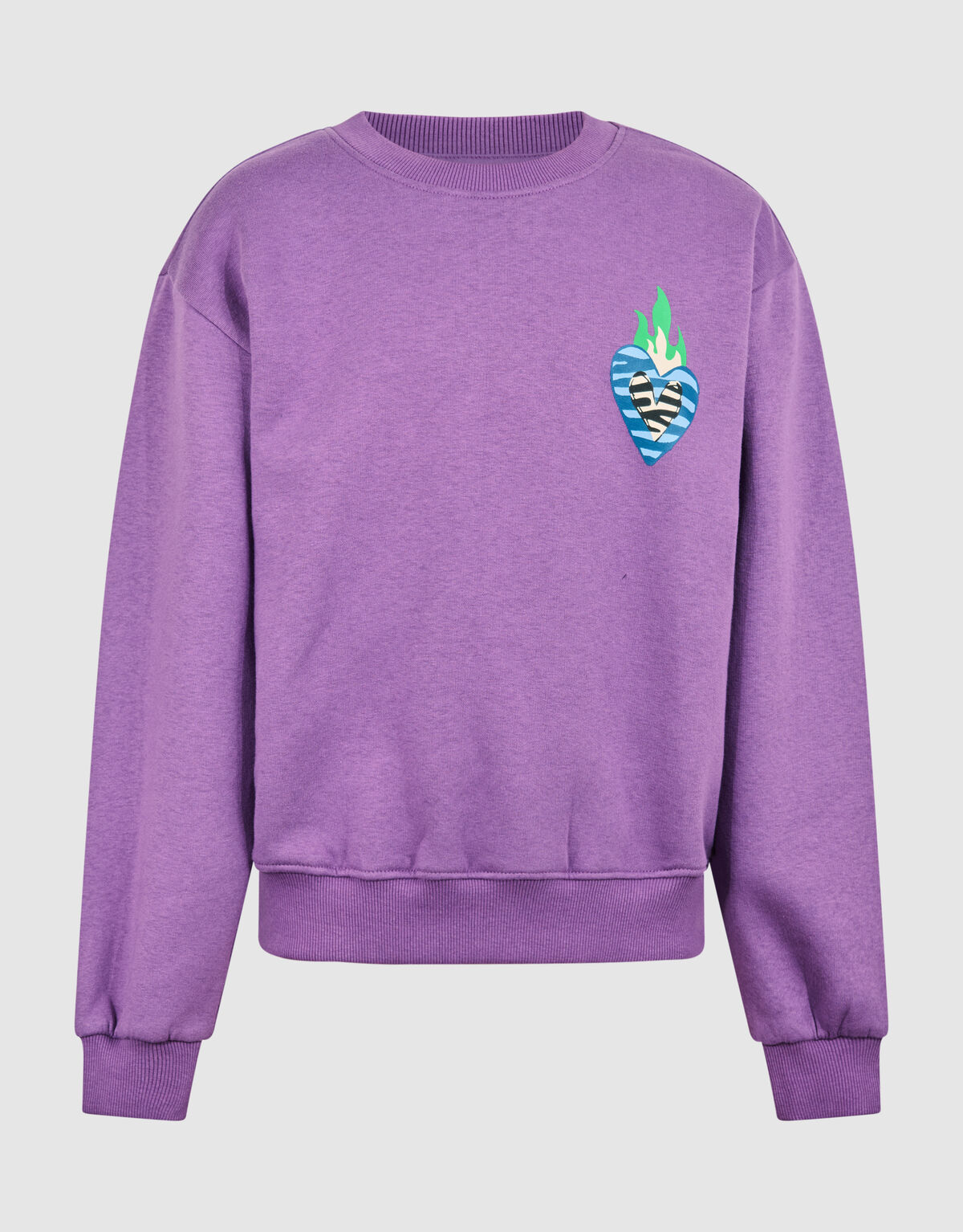 Herz-Motiv-Pullover Lila SHOEBY GIRLS