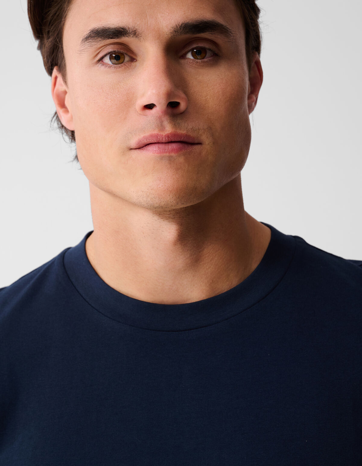 Studio-T-Shirt Dunkelblau SHOEBY MEN