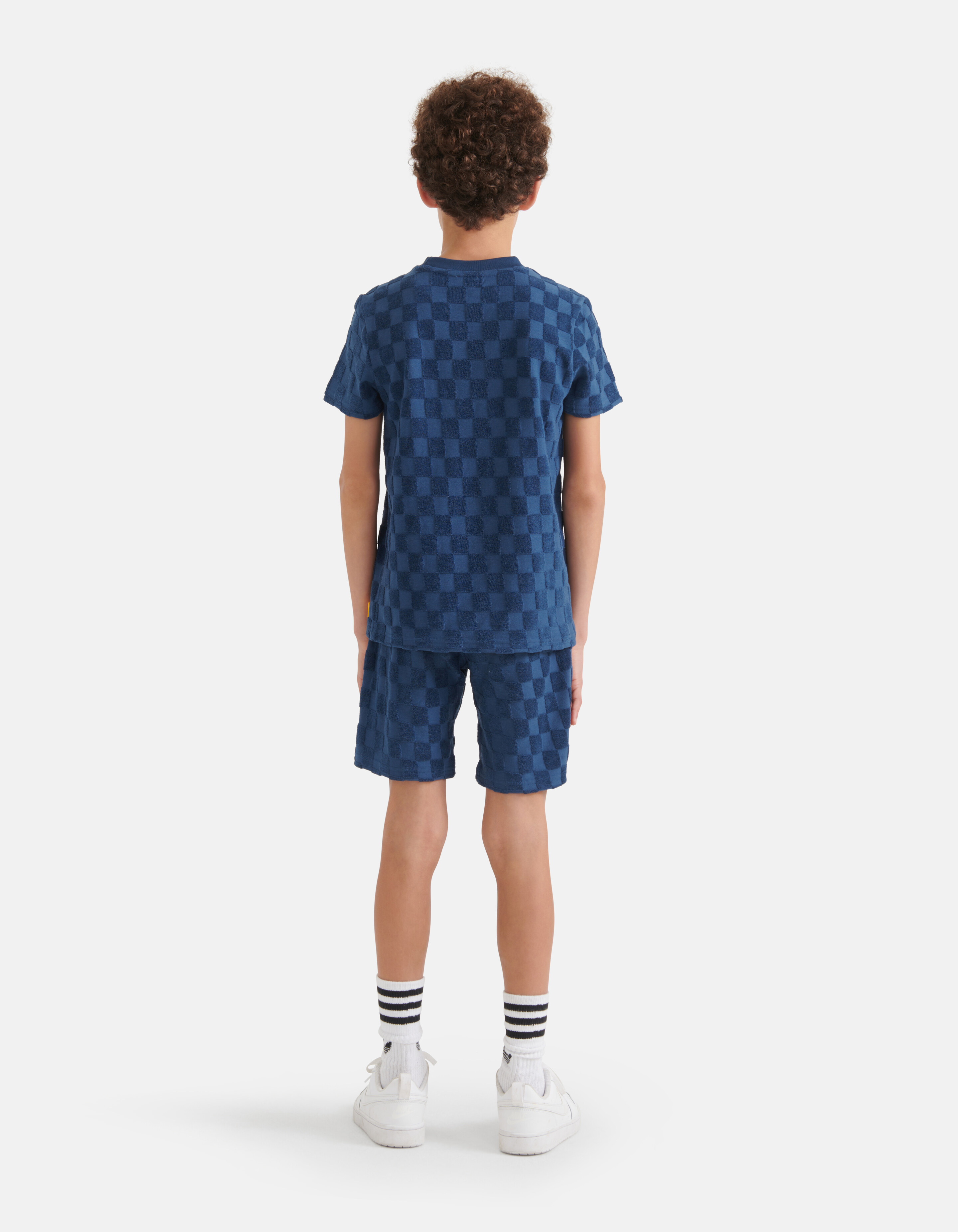 Frottee-T-Shirt Dunkelblau SHOEBY BOYS