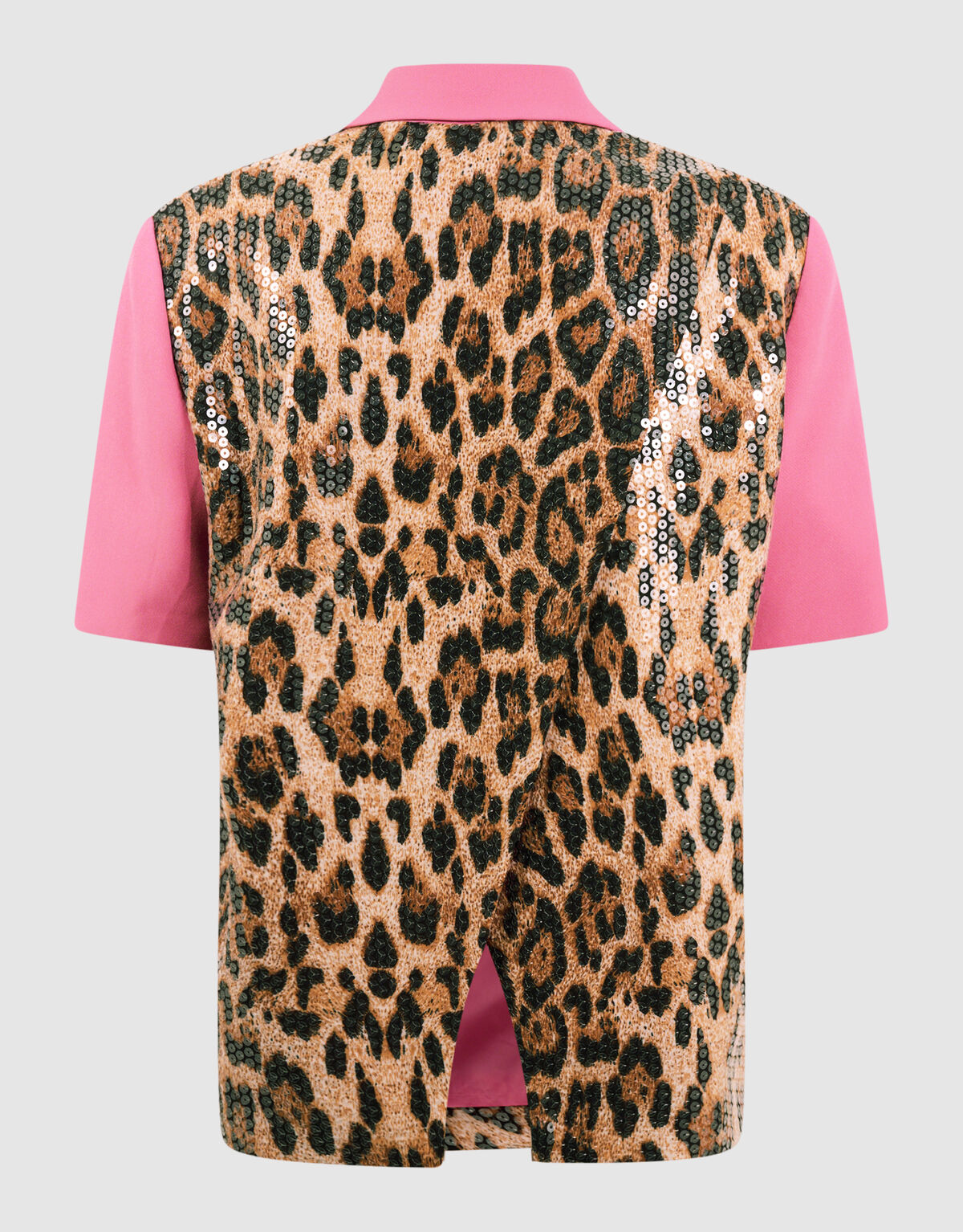 Sequin Leopard Blazer Rosa SHOEBY GIRLS