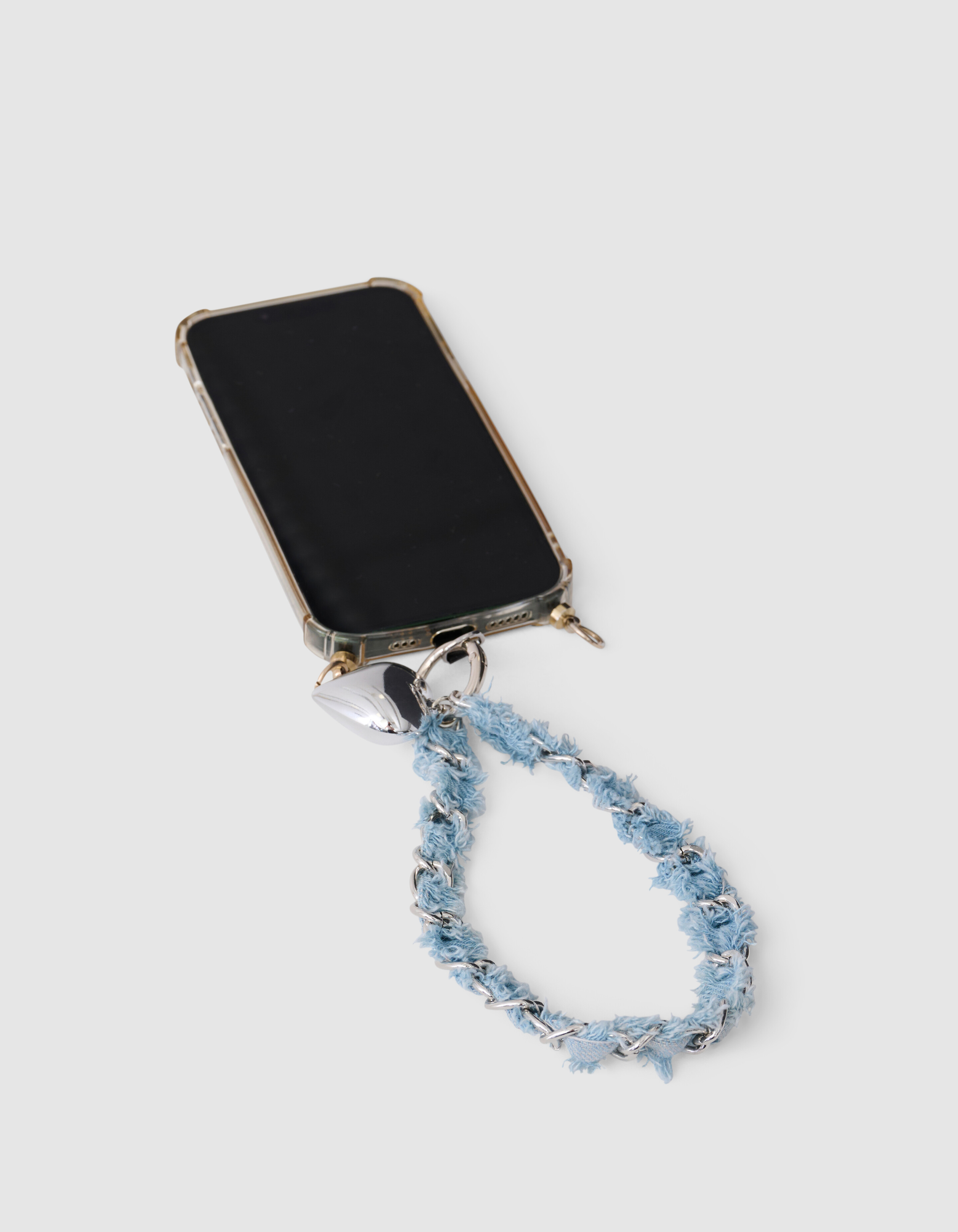 Denim Ketten Telefonband Hellblau SHOEBY ACCESSOIRES