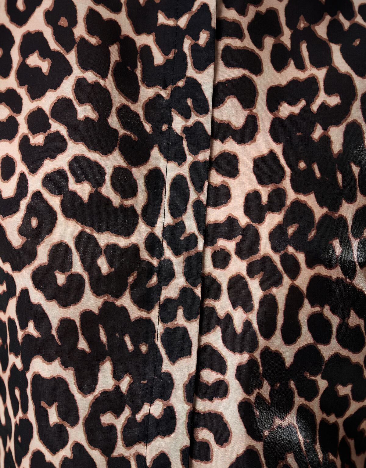 Puff Leopard Bluse Braun SHOEBY WOMEN