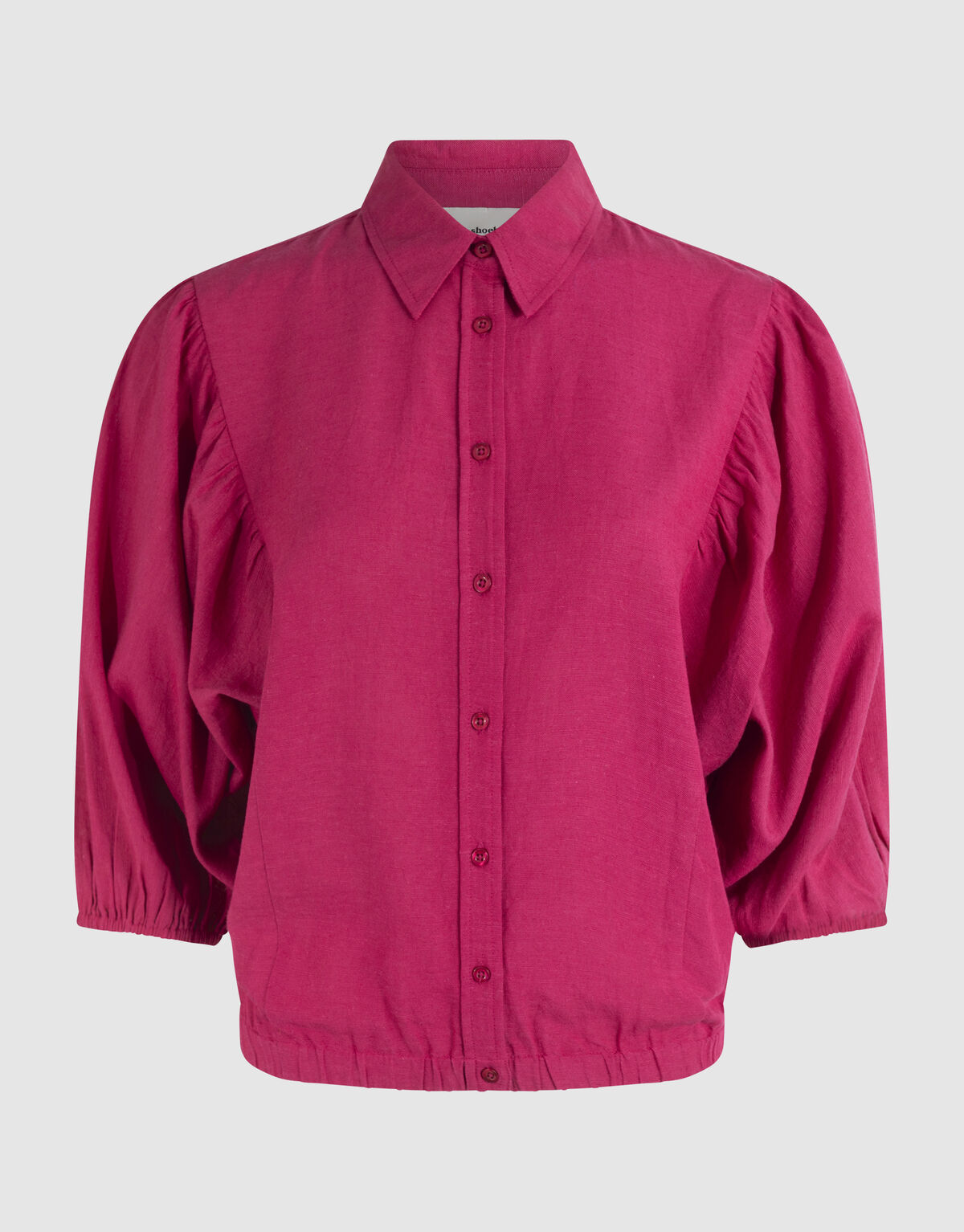 Leinen-Bauschbluse Rosa SHOEBY WOMEN