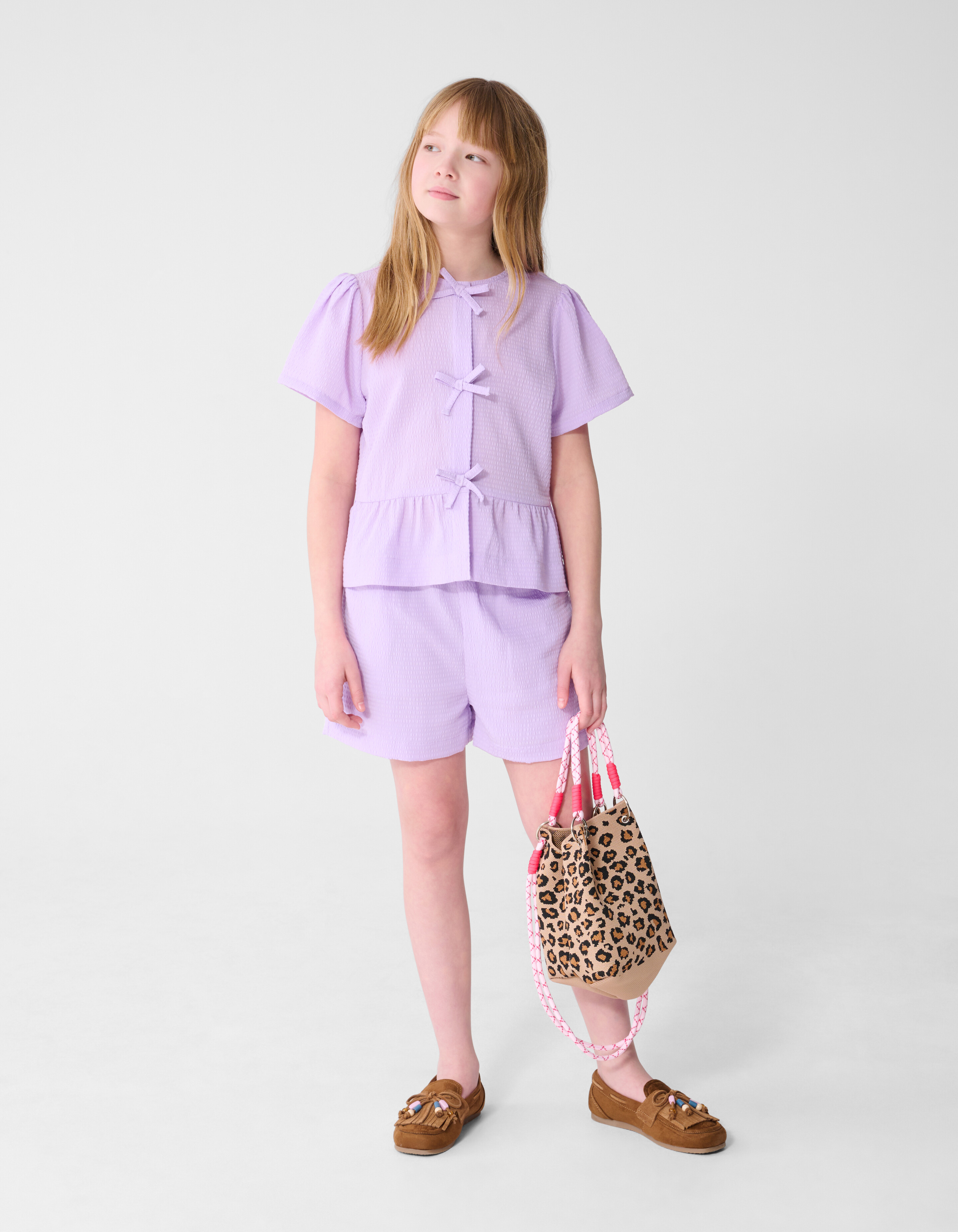 Streifen Kurz Helllila SHOEBY GIRLS