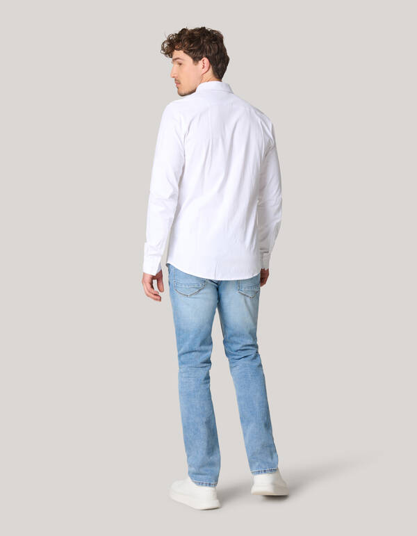 Straight Fit Light Jeans Gebleicht L32 SHOEBY MEN