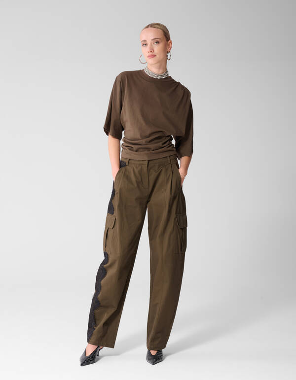 Drape Top Braun SHOEBY WOMEN