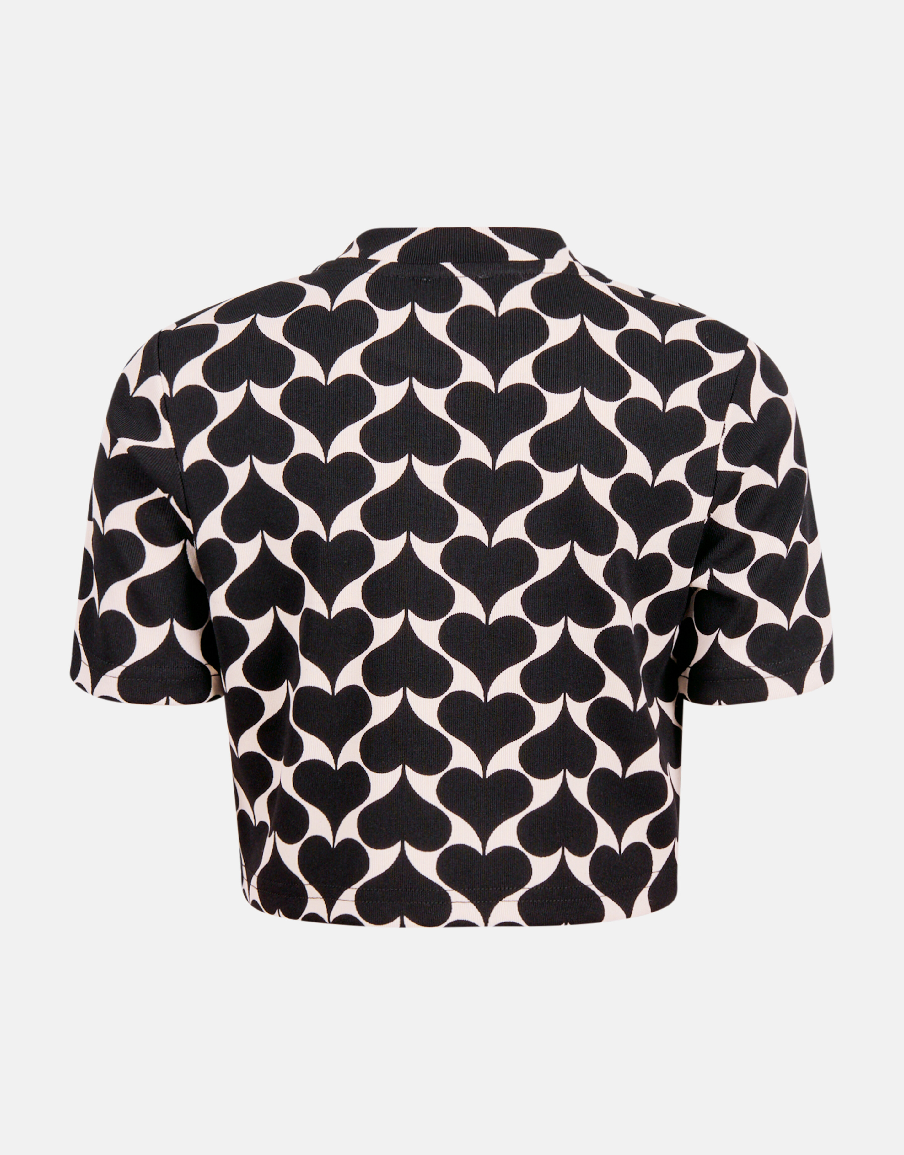 Printed Heart Top Zwart SHOEBY GIRLS
