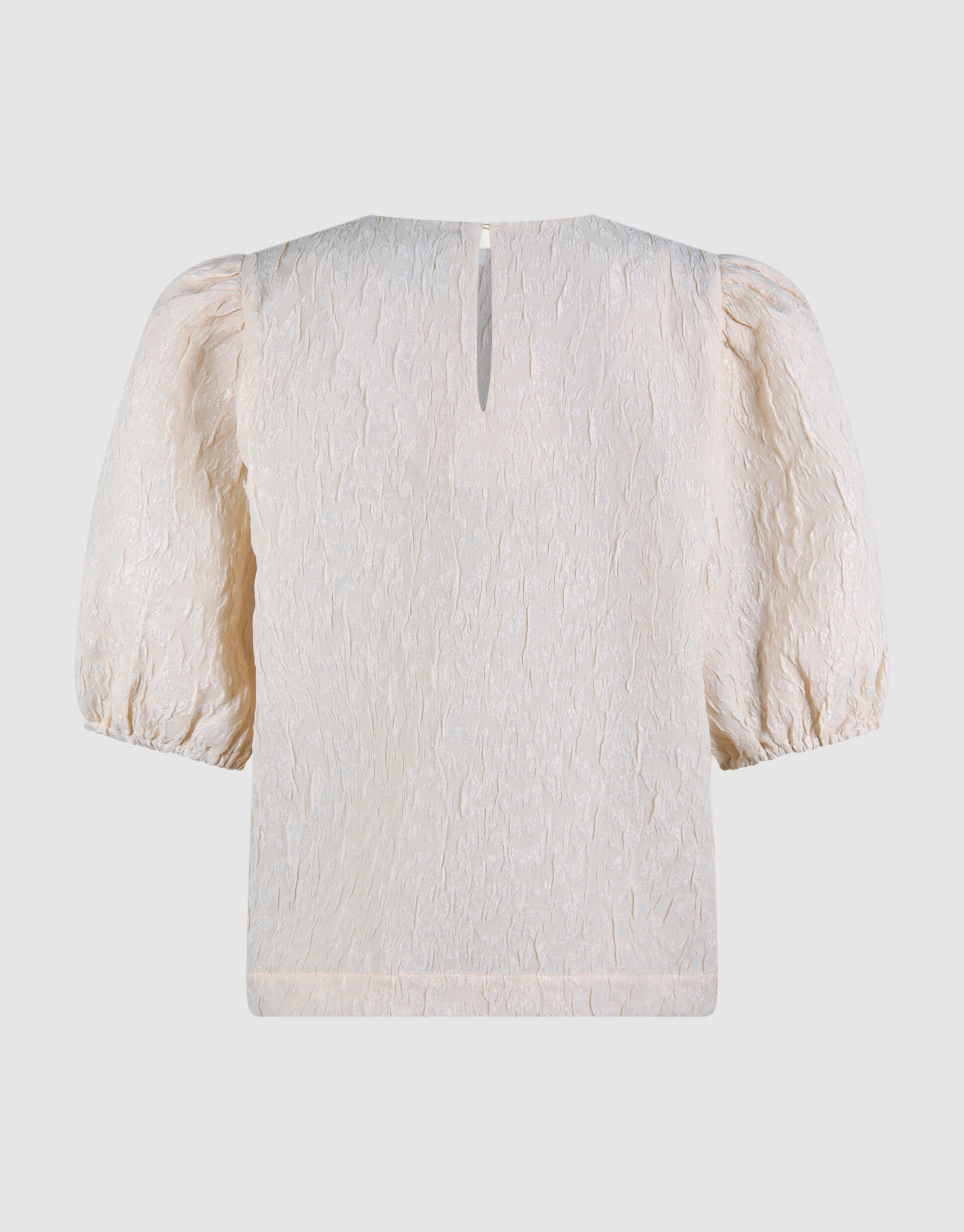 Jacquard Struktur Top Gebrochen Weiß SHOEBY WOMEN