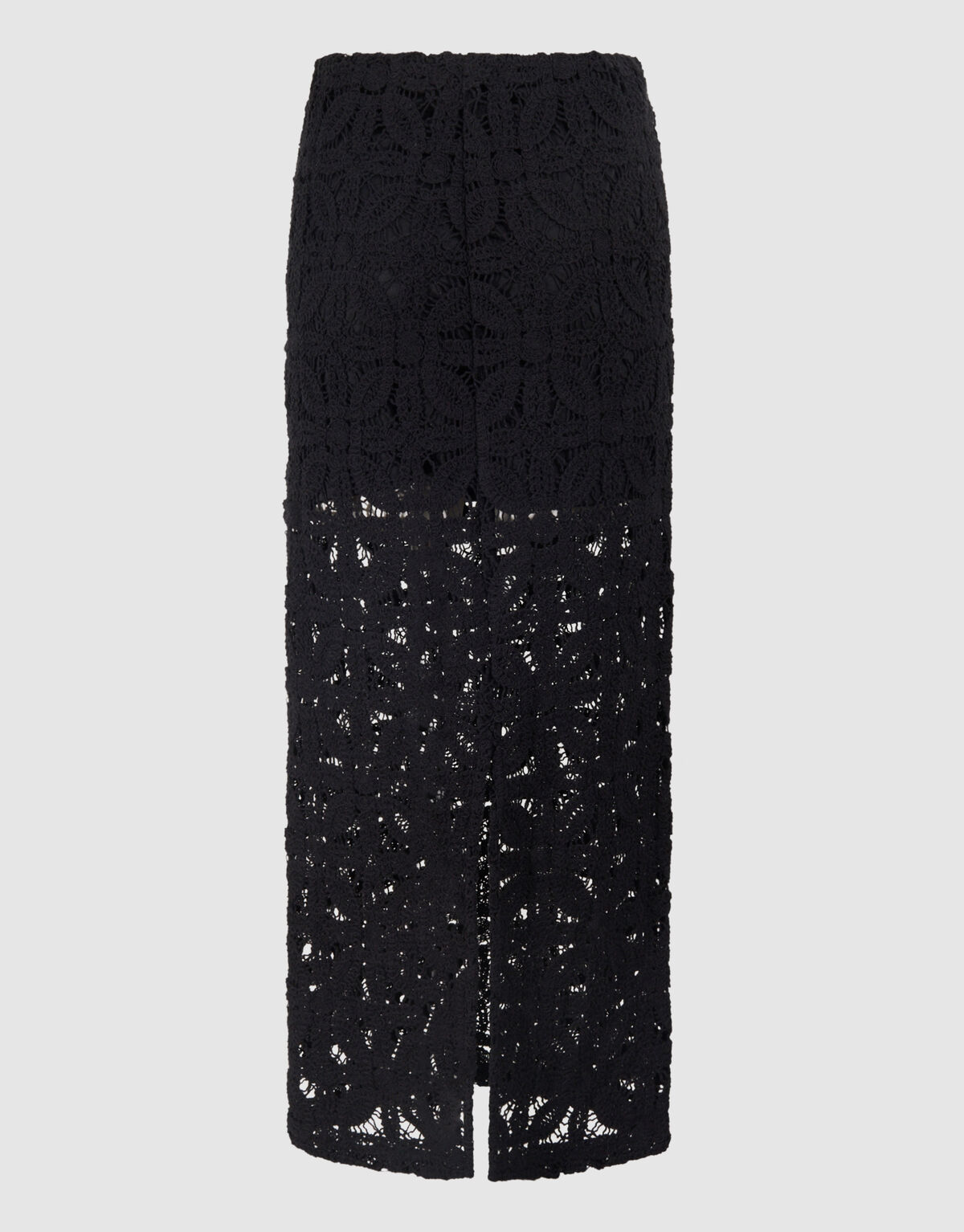 Geh&auml;kelter Maxirock Schwarz SHOEBY WOMEN