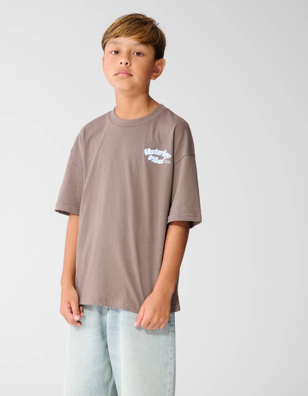 Vibes Artwork T-Shirt Braun SHOEBY BOYS