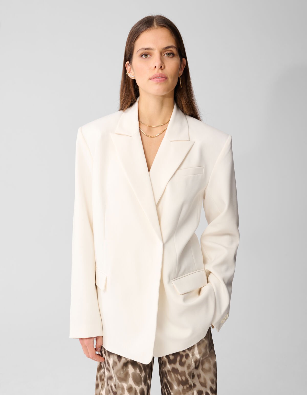 Oversized Blazer Off-White SHOEBY WOMEN