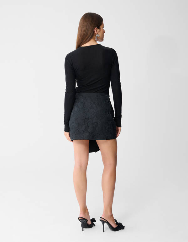 Schleife Minirock Schwarz SHOEBY WOMEN