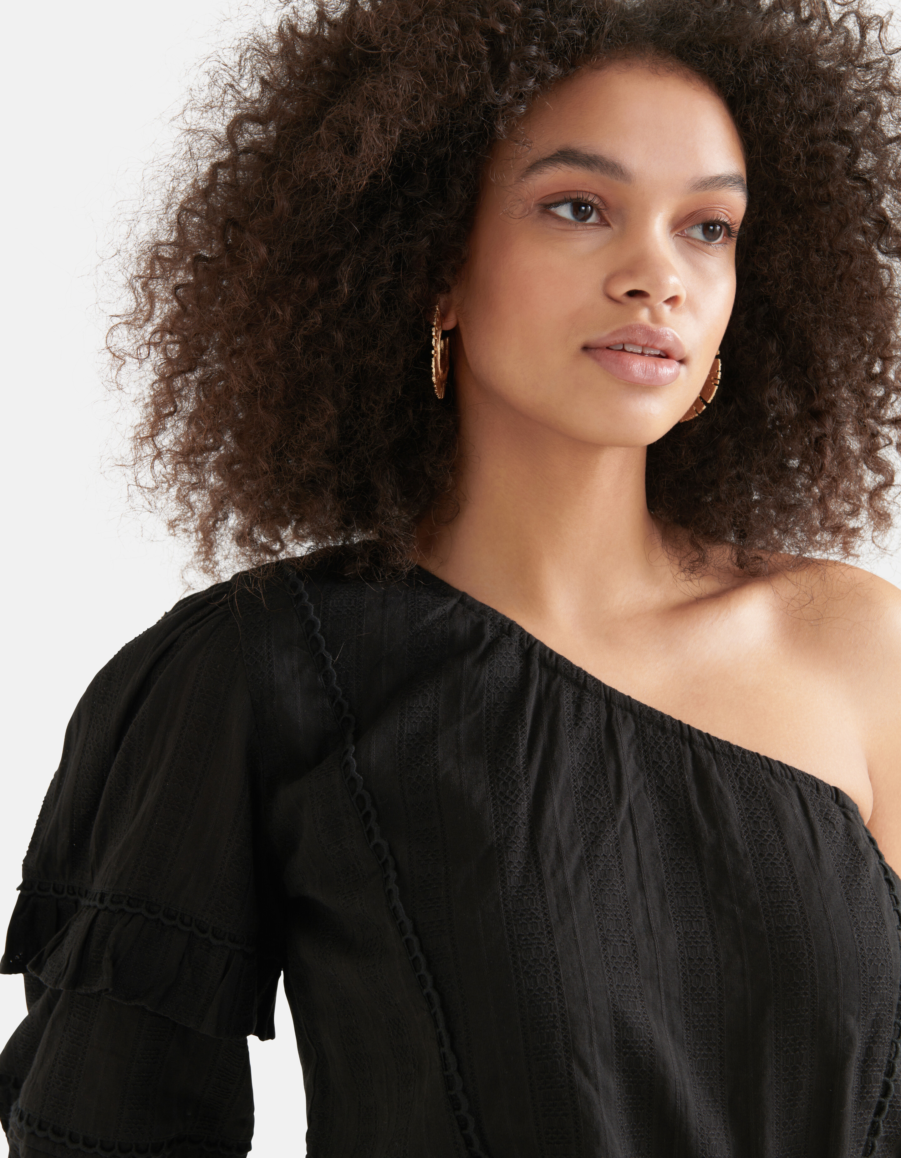 One Shoulder Kleid Schwarz SHOEBY WOMEN