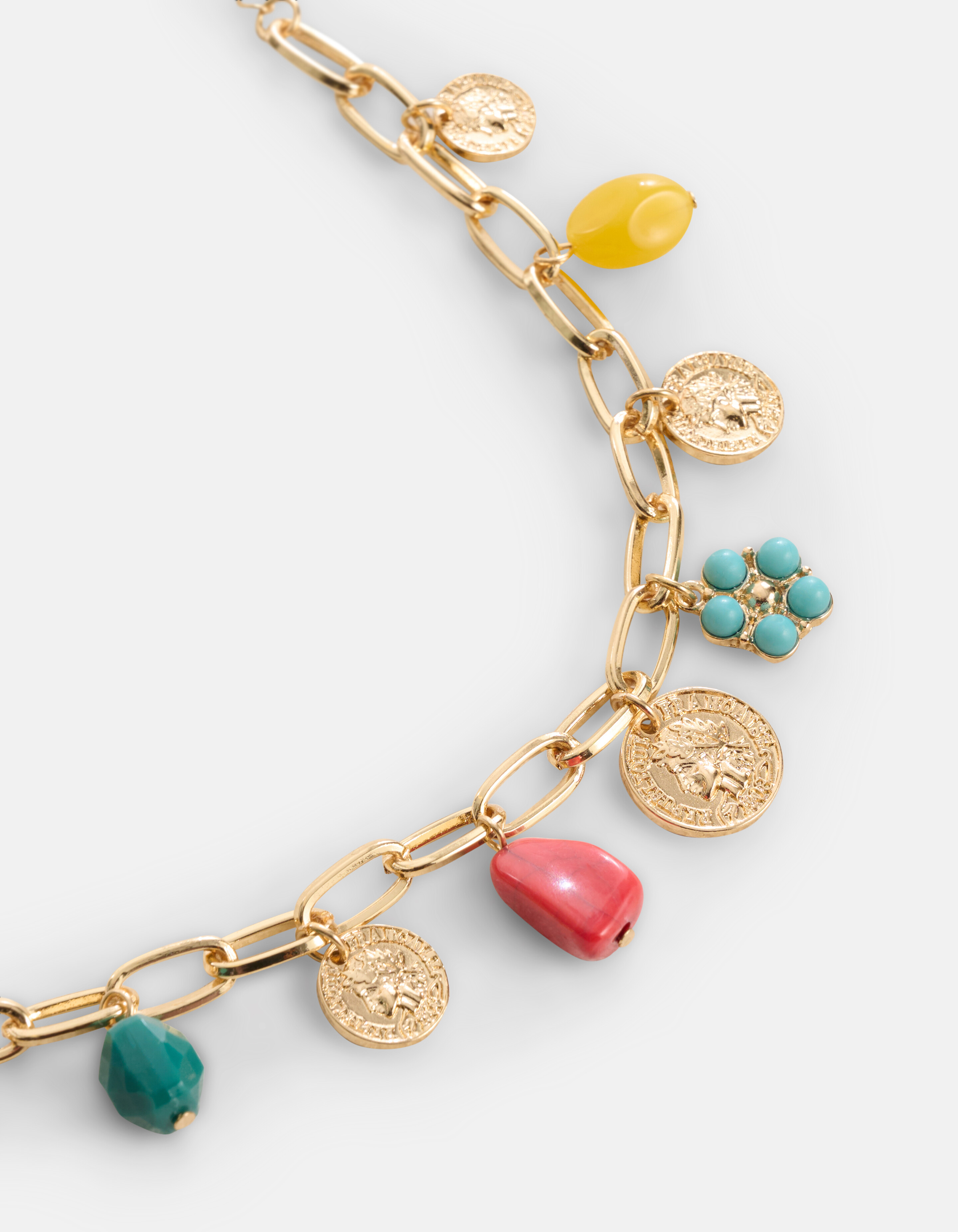 Perlen Münzarmband Gold SHOEBY ACCESSOIRES