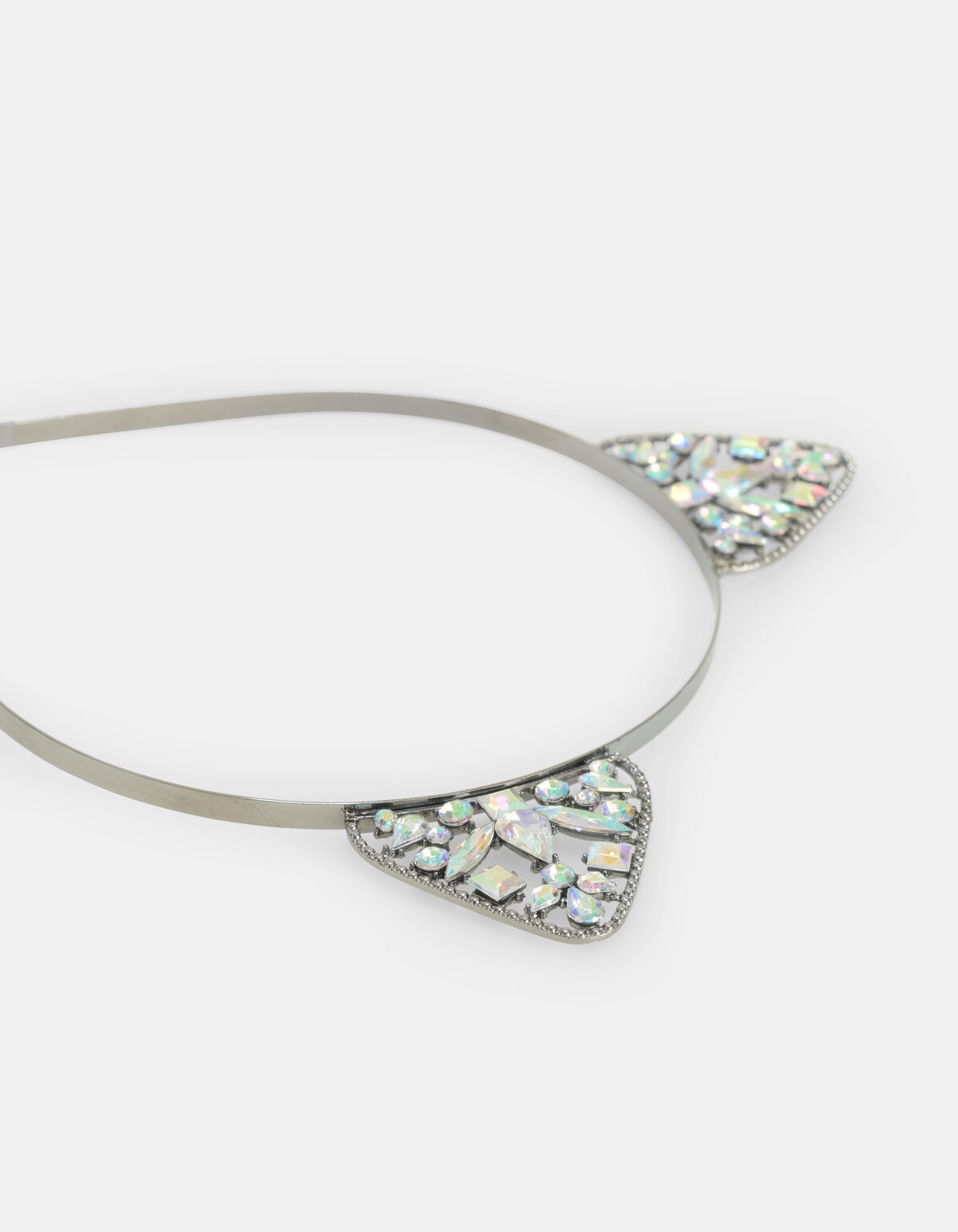 Haarband mit Strasssteinen und Katzenohren SHOEBY ACCESSOIRES