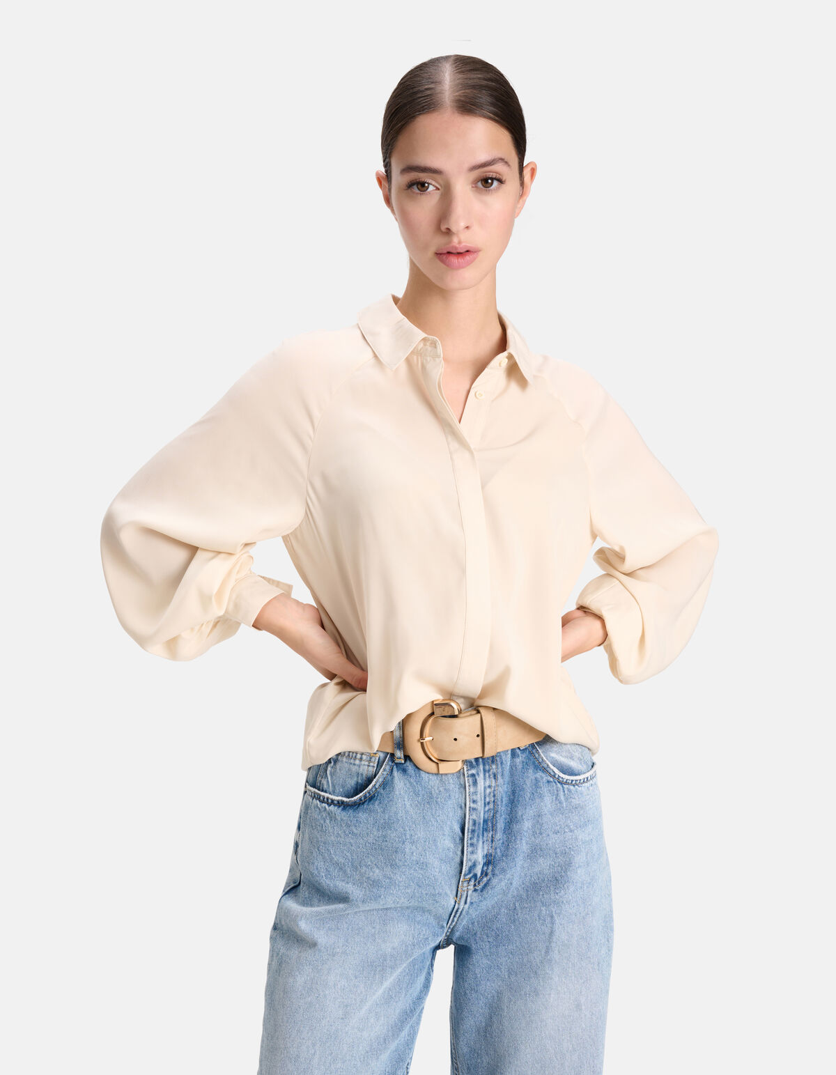 Bluse Beige SHOEBY WOMEN