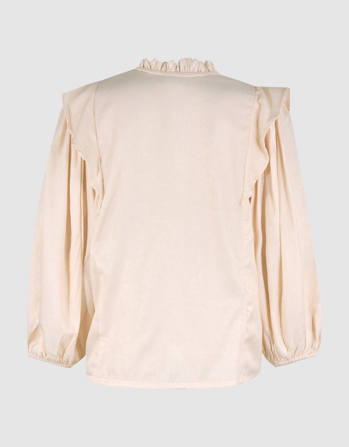 Shine Rüschenbluse Off White SHOEBY WOMEN