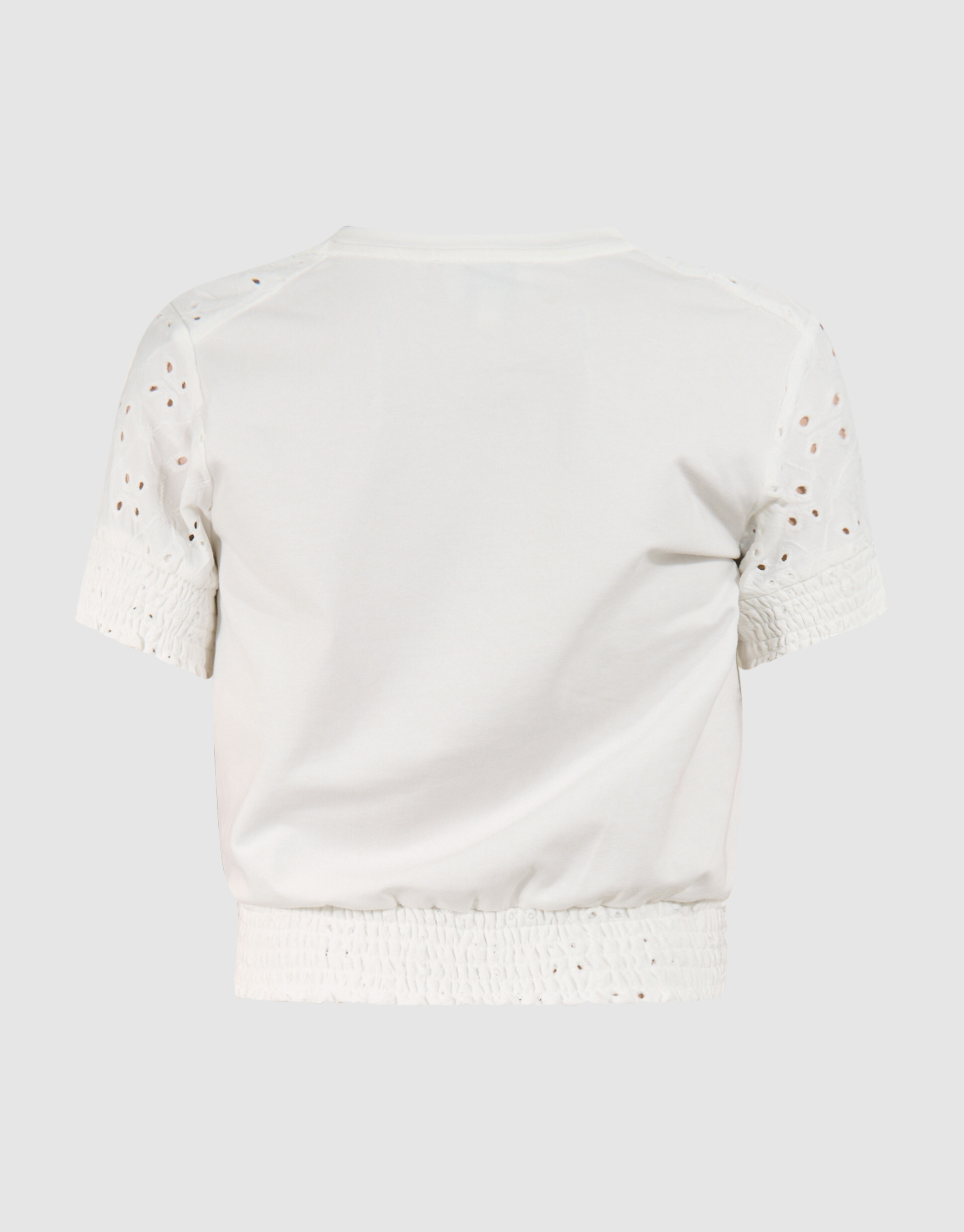 Besticktes Top Weiß SHOEBY GIRLS