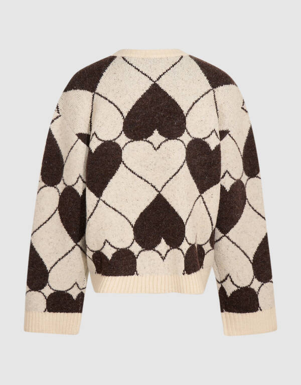 Strass Pullover Braun SHOEBY GIRLS