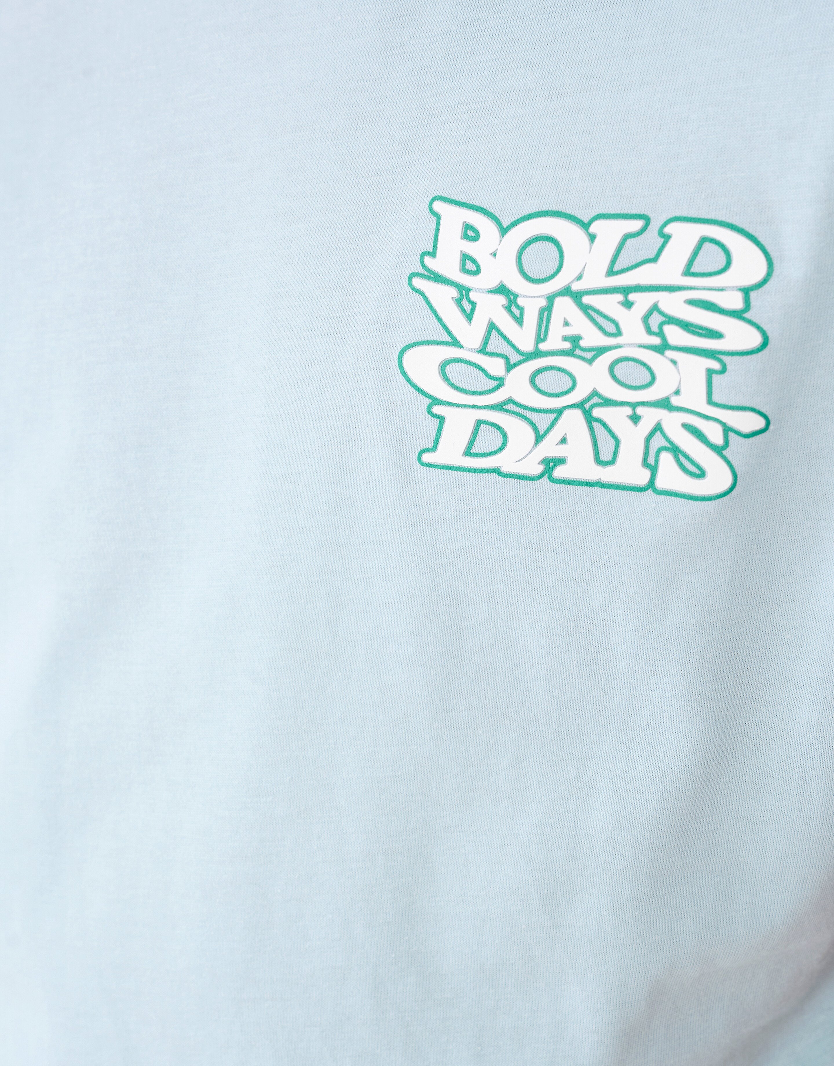 Bold Days Artwork T-Shirt Hellblau SHOEBY BOYS