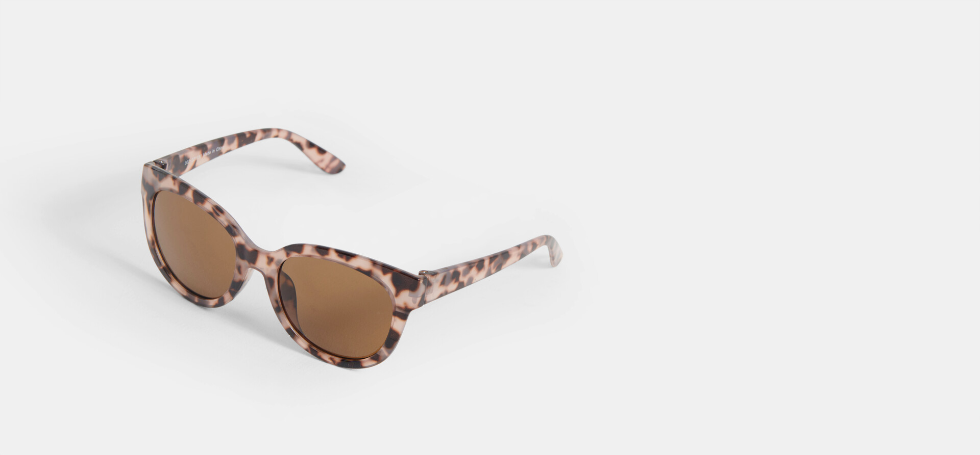 Sonnenbrille mit Leopardenmuster Braun SHOEBY ACCESSOIRES