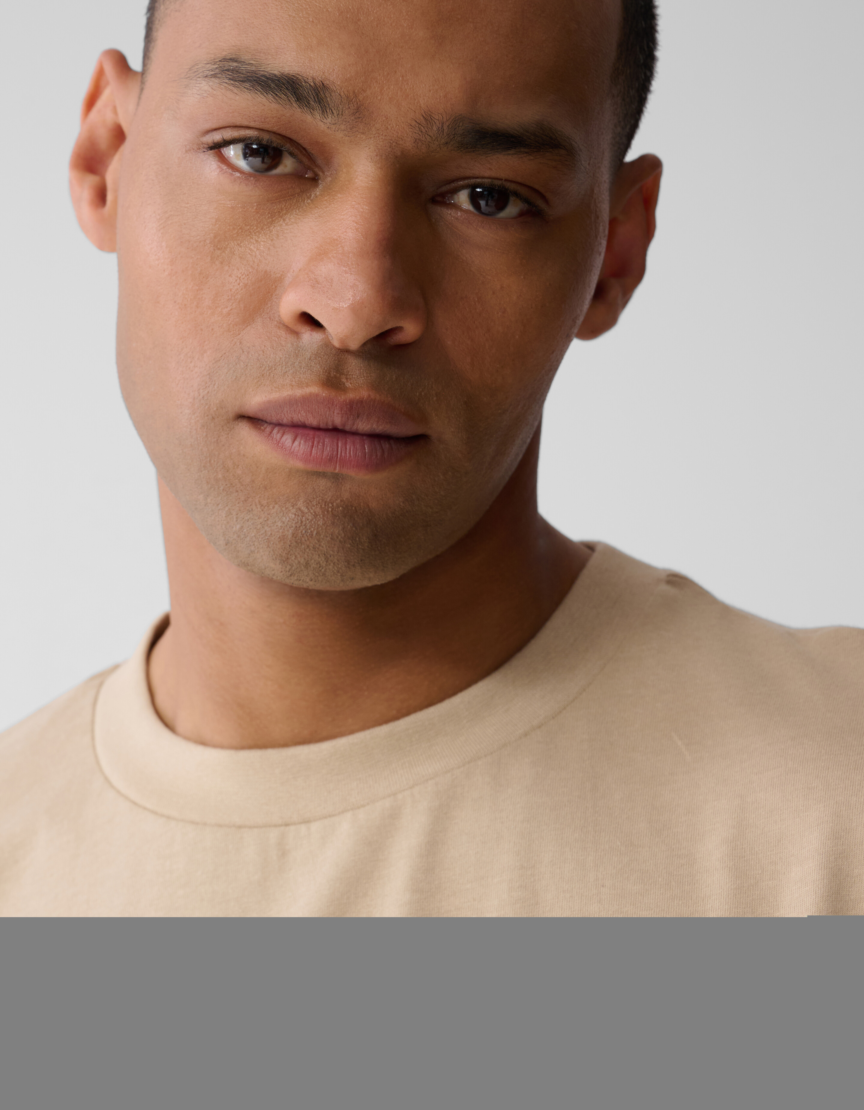 Text Kunstwerk T-shirt Sand SHOEBY MEN
