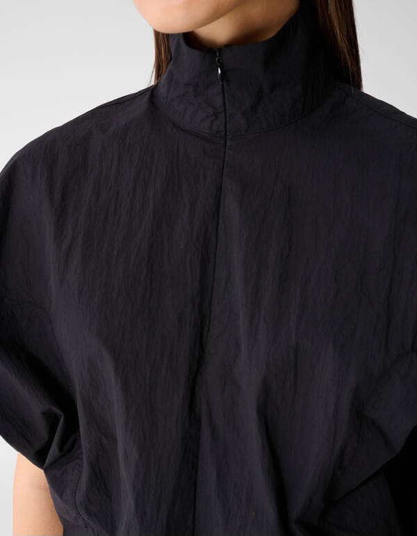 Oversized Balloon Fit Bluse Schwarz SHOEBY WOMEN