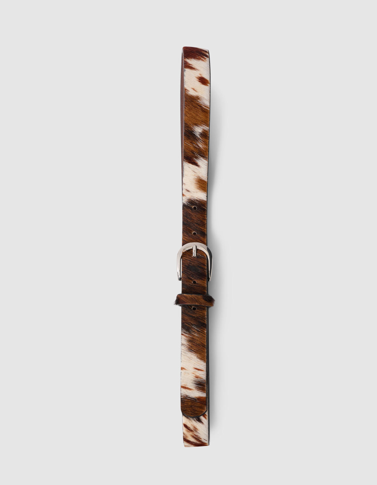 Haariges Rind Riem Braun SHOEBY ACCESSOIRES